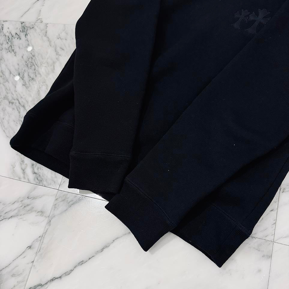 CHROME HEARTS 2025SS Y NOT Cemetery Cross Applique Embroidery Sweatshirt Size S クロムハーツ ワイノット セメタリークロス アップリケ刺繡 スウェットシャツ サイズS