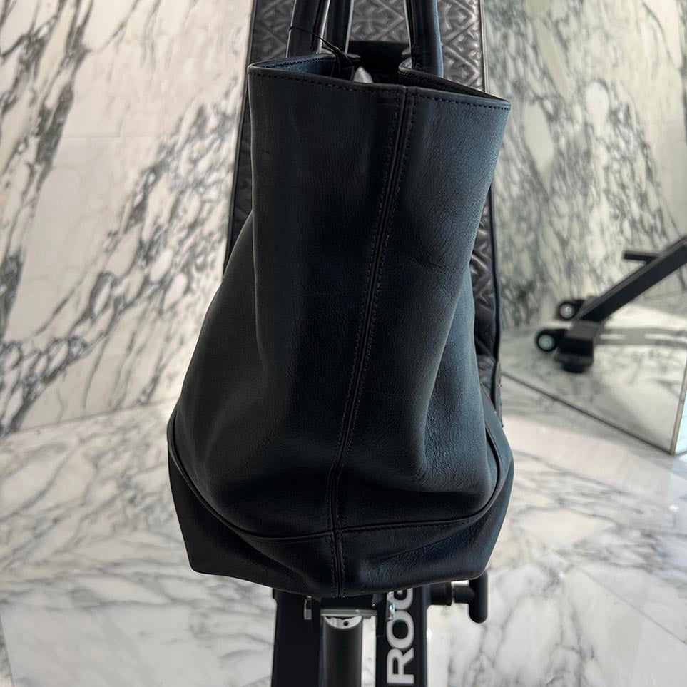 CHROME HEARTS 3 Cemetery Cross Leather Patch Leather Tote Bag クロムハーツ 3セメタリークロスレザーパッチ レザートートバッグ