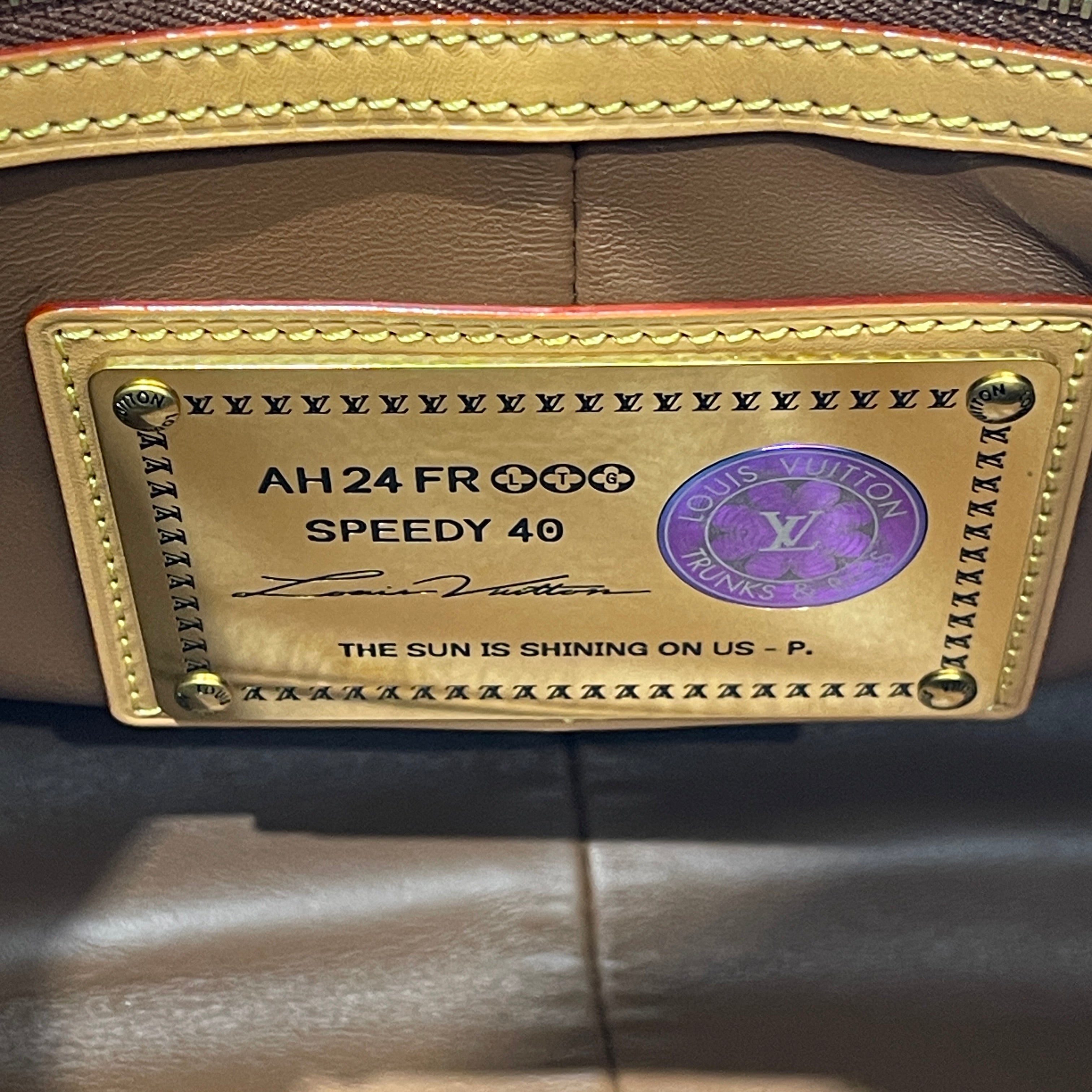 LOUIS VUITTON 2024AW Speedy P9 Bandouliere 40 M11564 ルイヴィトン スピーディ P9 バンドリエール 40