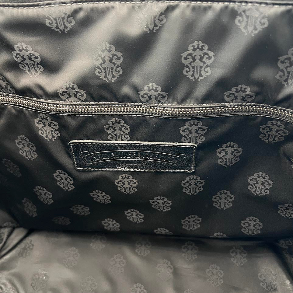 CHROME HEARTS 3 Cemetery Cross Leather Patch Leather Tote Bag クロムハーツ 3セメタリークロスレザーパッチ レザートートバッグ
