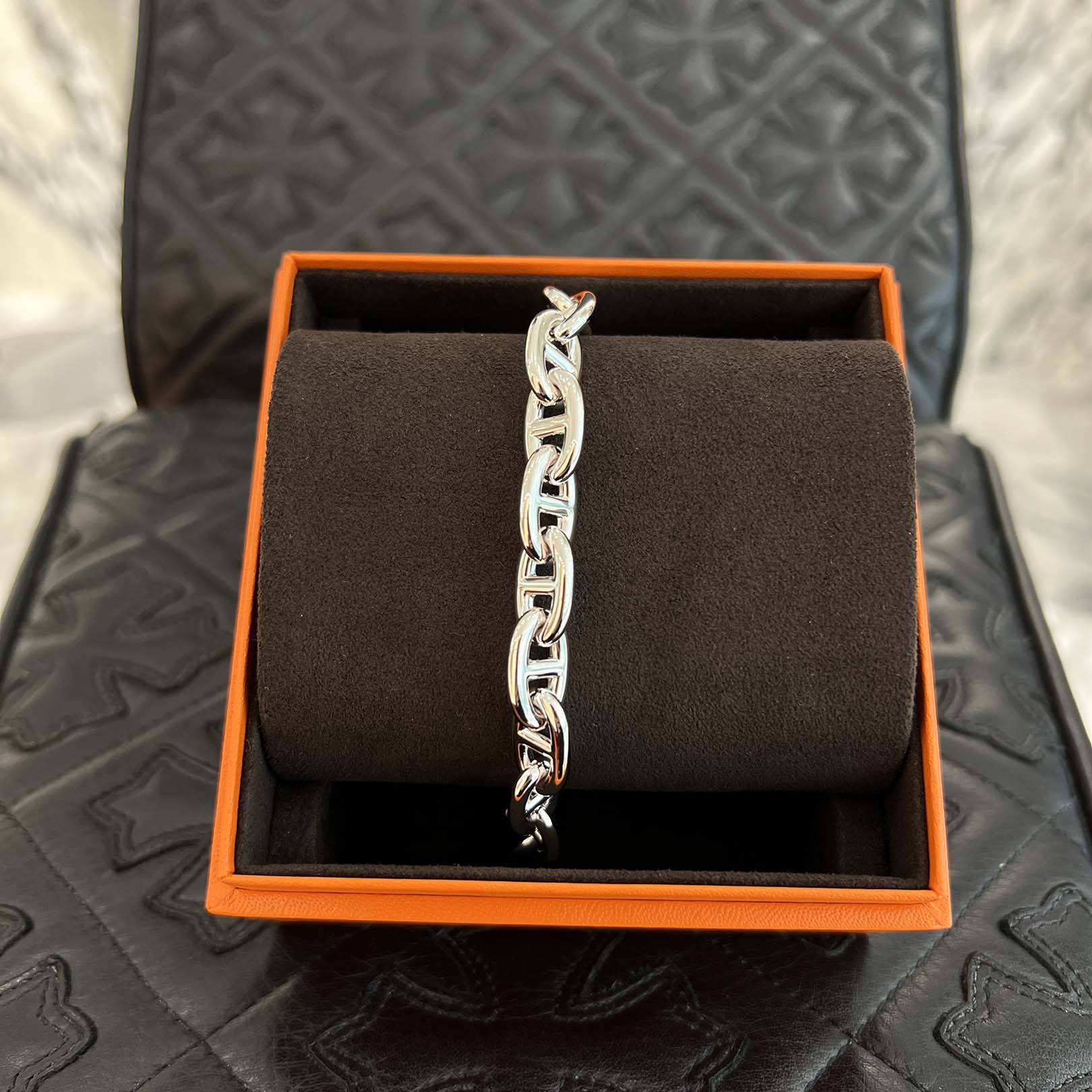 HERMES Chaine d'Ancre MM 19コマ エルメス シェーヌダンクル MM 19