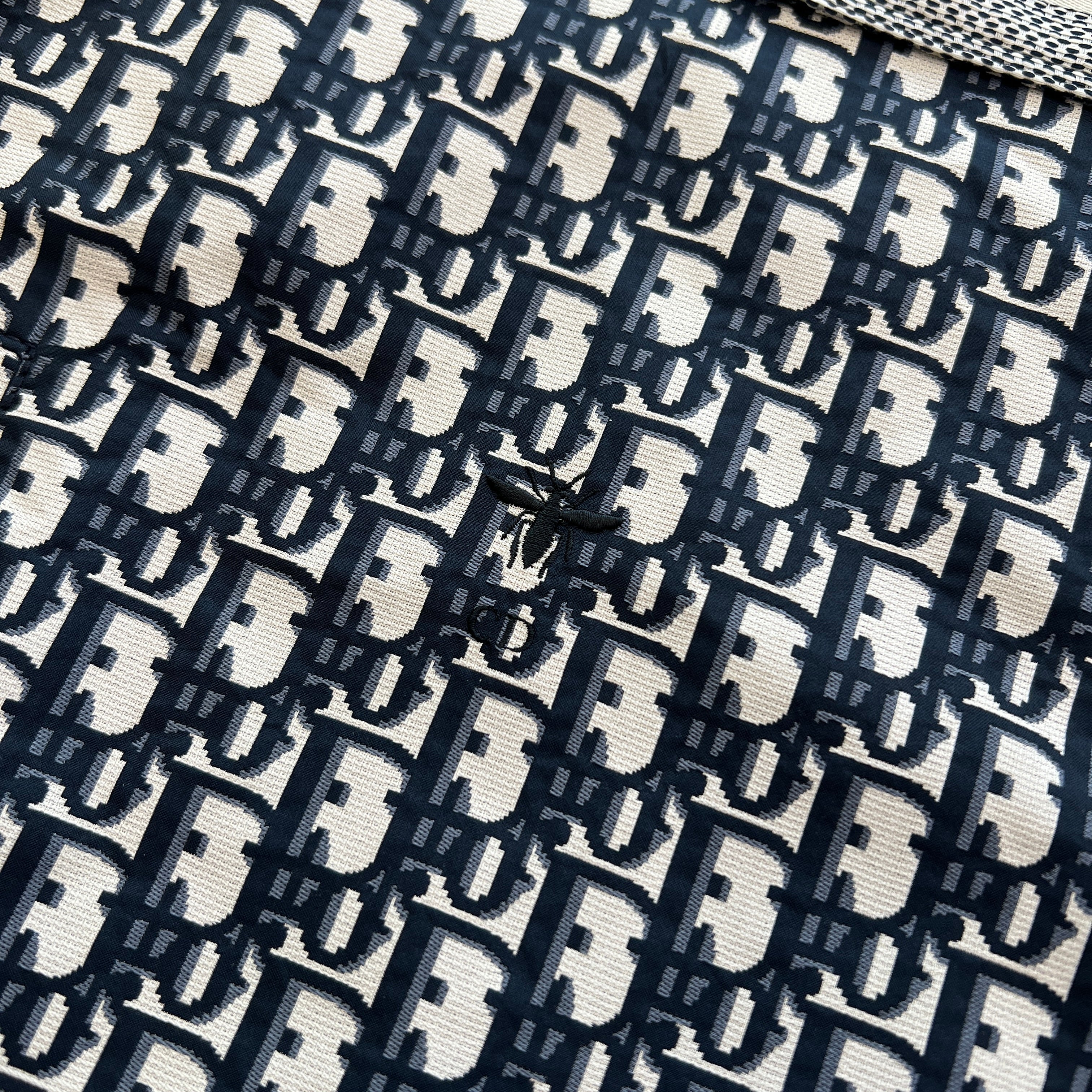 DIOR 2020AW Oblique Technical Taffeta Jacquard Anorak Blouson 117C10A2970 Size XS ディオール オブリーク テクニカル タフタ ジャカード アノラックブルゾン サイズXS