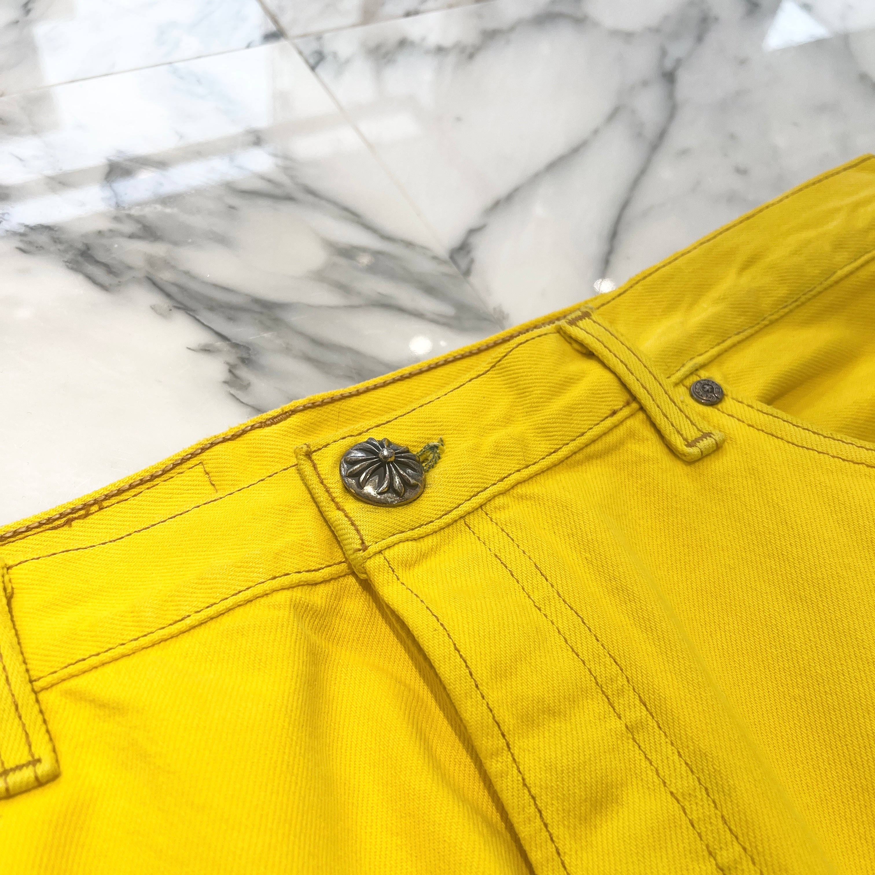 CHROME HEARTS × Levi's 517 VNTG Cross Leather Patch Denim Pants Size 36 クロムハーツ × リーバイス 517 ヴィンテージ クロスレザーパッチ デニムパンツ サイズ36