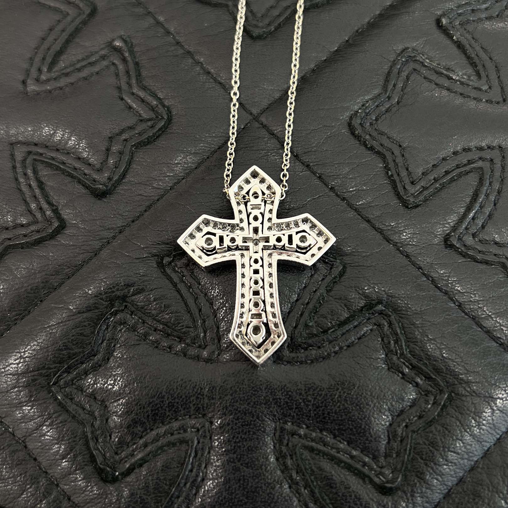 DAMIANI 18KWG Belle Epoque Diamond Crown Necklace 3181AL ダミアーニ 18KWG ベルエポック ダイヤモンド クラウン ネックレス