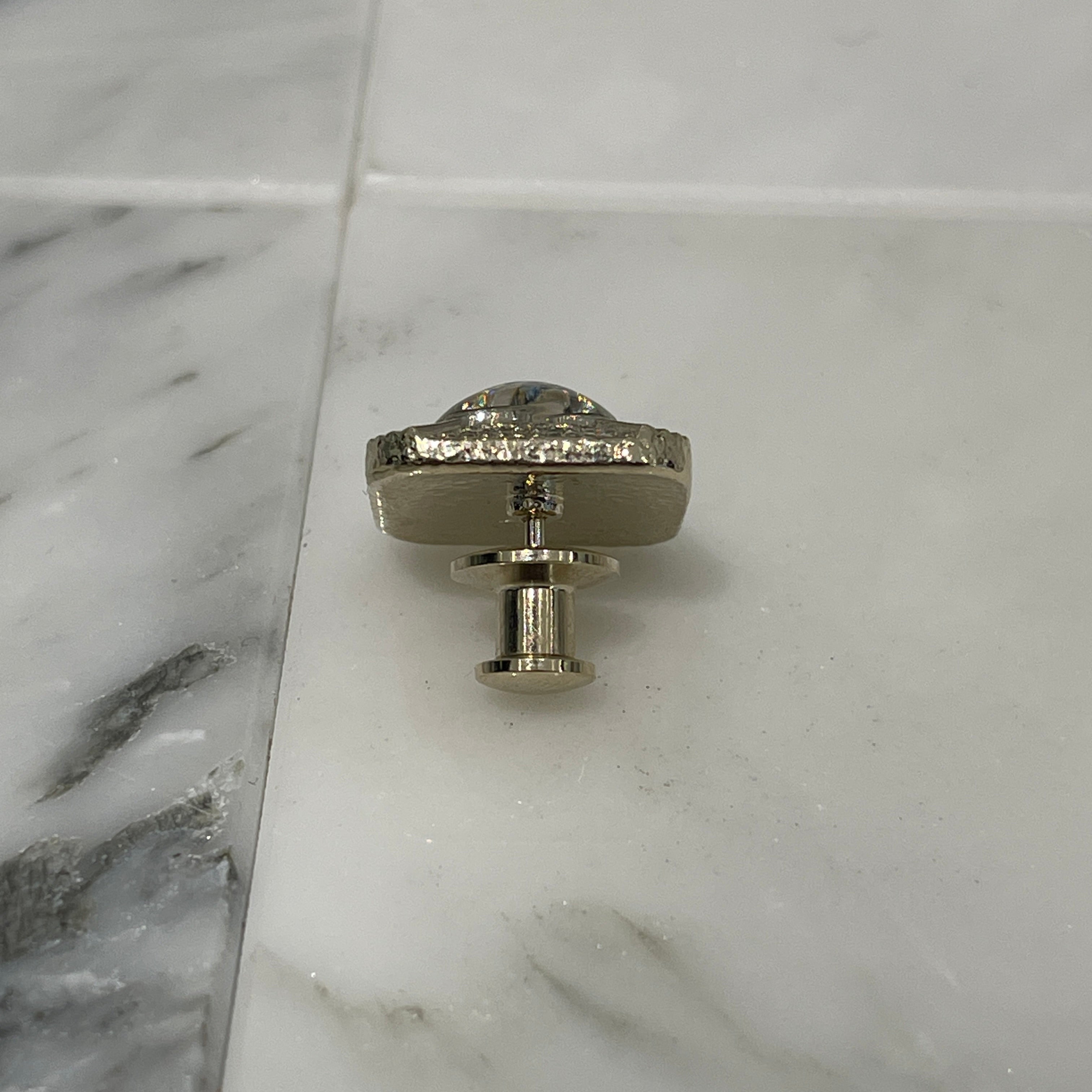 CHANEL Coco Mark Square Broach シャネル ココマーク スクエアブローチ