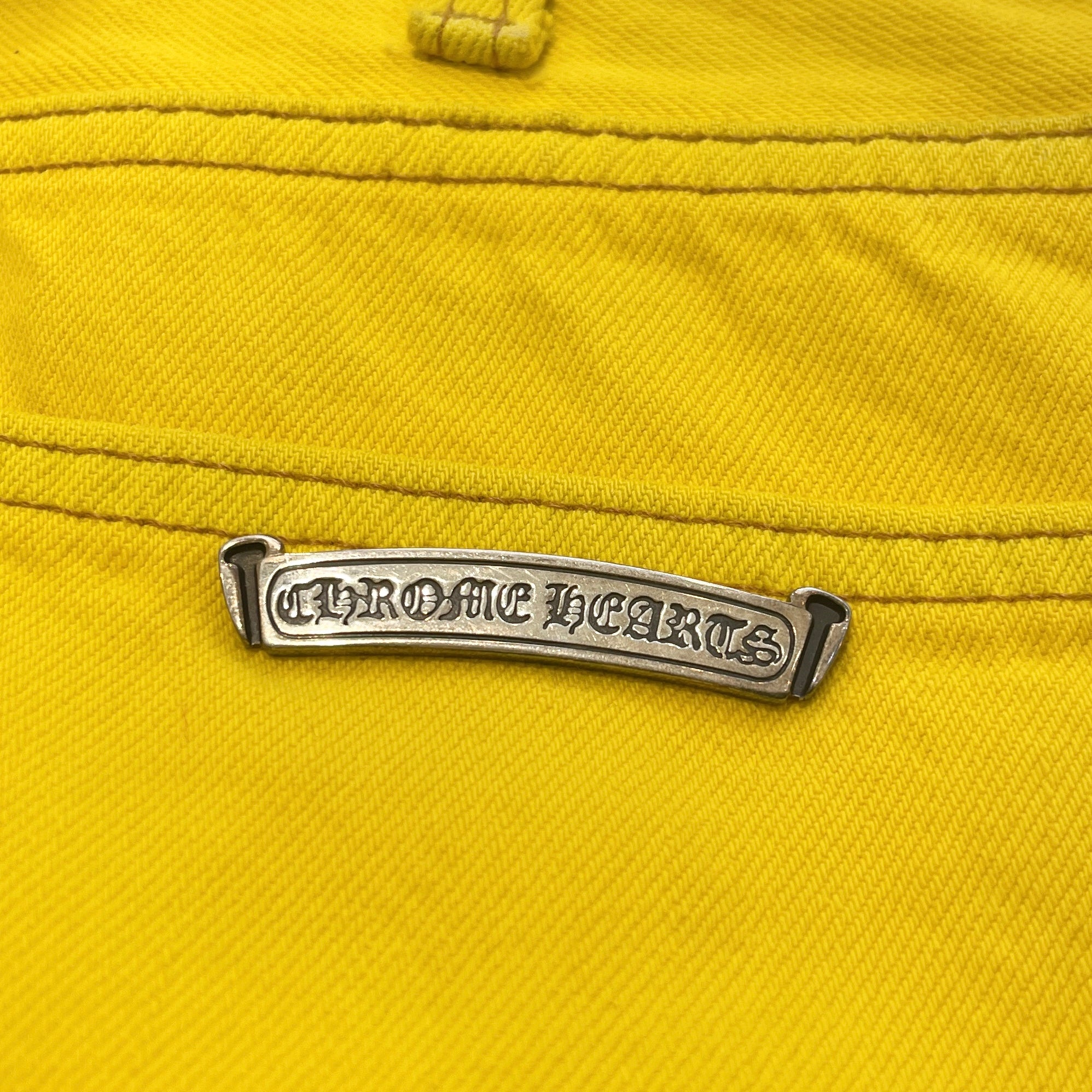 CHROME HEARTS × Levi's 517 VNTG Cross Leather Patch Denim Pants Size 36 クロムハーツ × リーバイス 517 ヴィンテージ クロスレザーパッチ デニムパンツ サイズ36