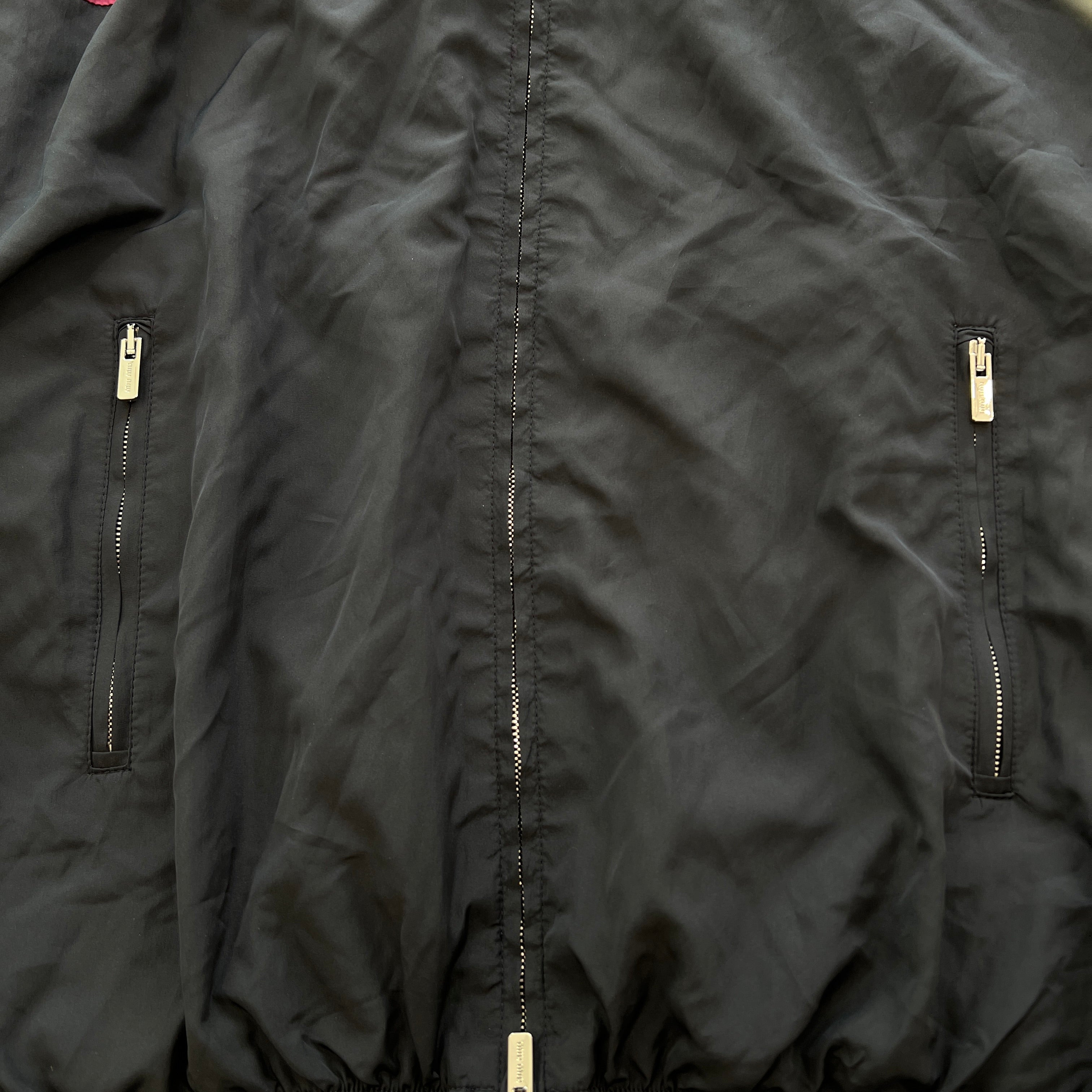 MIU MIU 2025SS Technical Nylon Zip Up Jacket ML1220 S000 163P Size