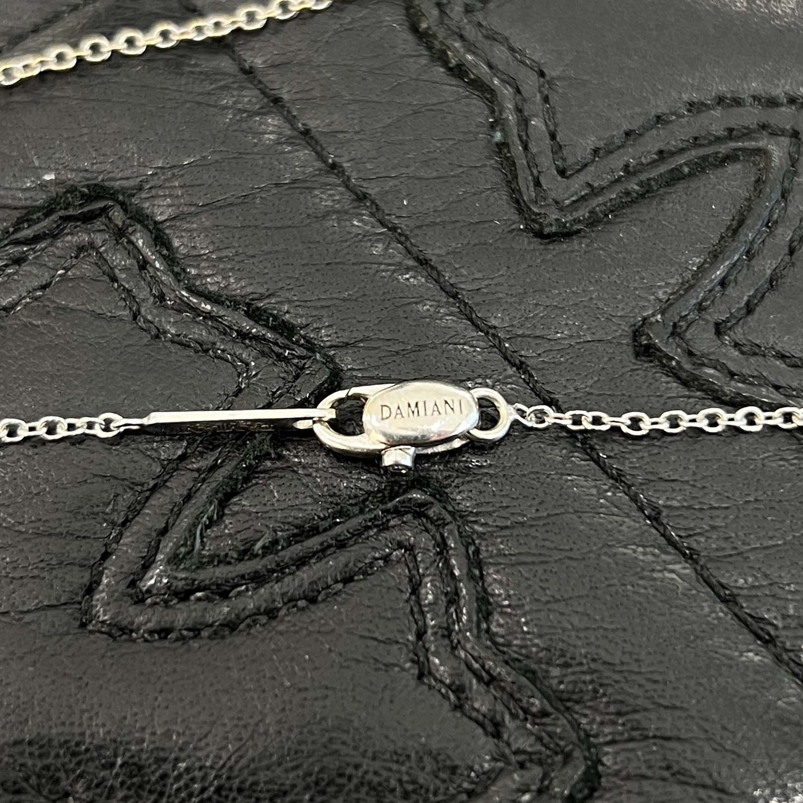 DAMIANI 18KWG Belle Epoque Diamond Crown Necklace 3181AL ダミアーニ 18KWG ベルエポック ダイヤモンド クラウン ネックレス