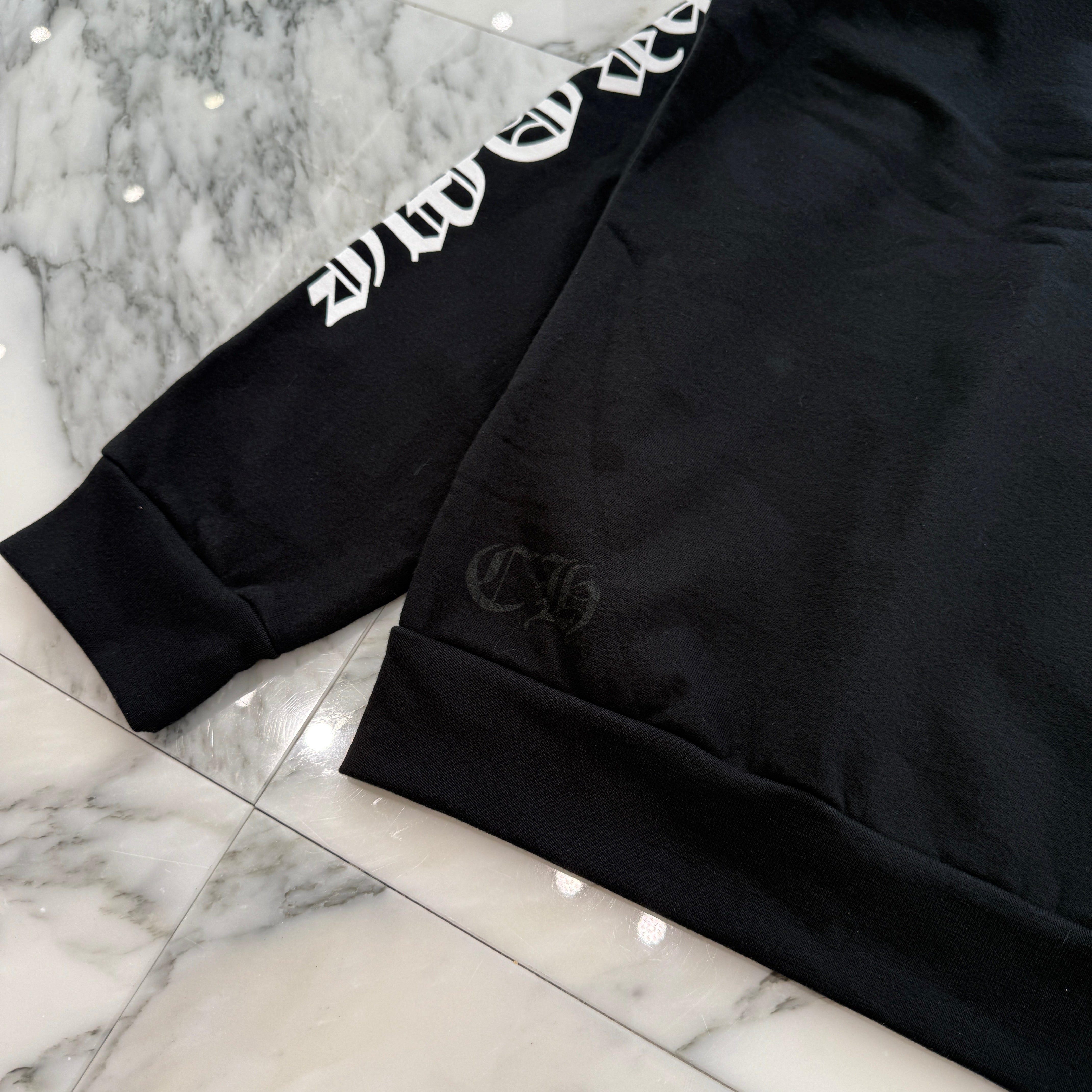 CHROME HEARTS Neck Logo Crewneck Sweatshirt Size L クロムハーツ ネックロゴクルーネックスウェットシャツ サイズL