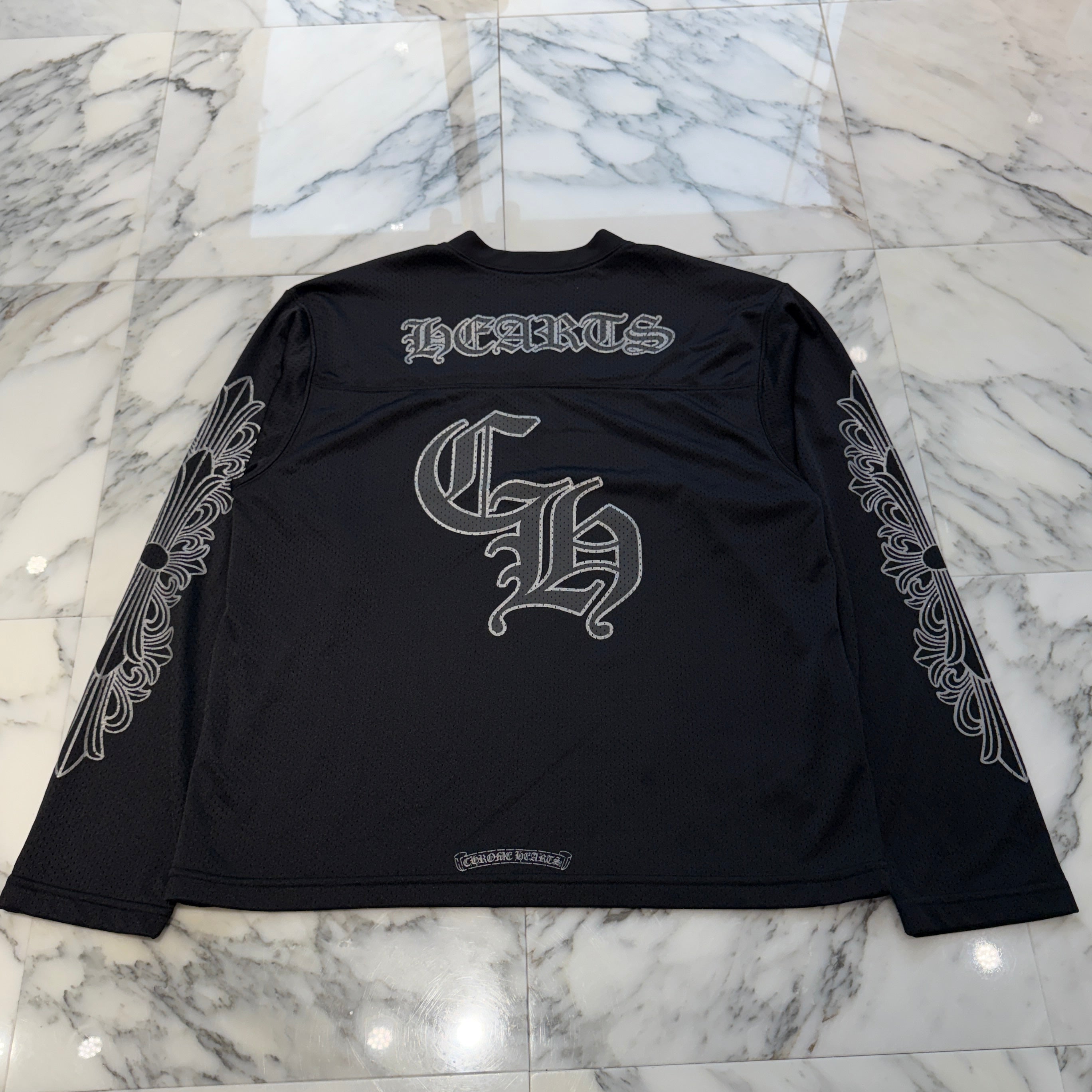 CHROME HEARTS Mesh Warm Up Jersey Size M クロムハーツ メッシュウォームアップジャージー サイズM