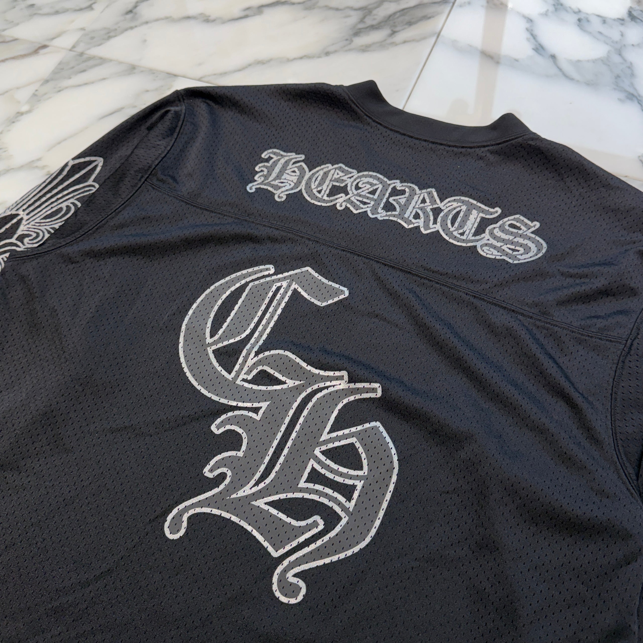 CHROME HEARTS Mesh Warm Up Jersey Size M クロムハーツ メッシュウォームアップジャージー サイズM