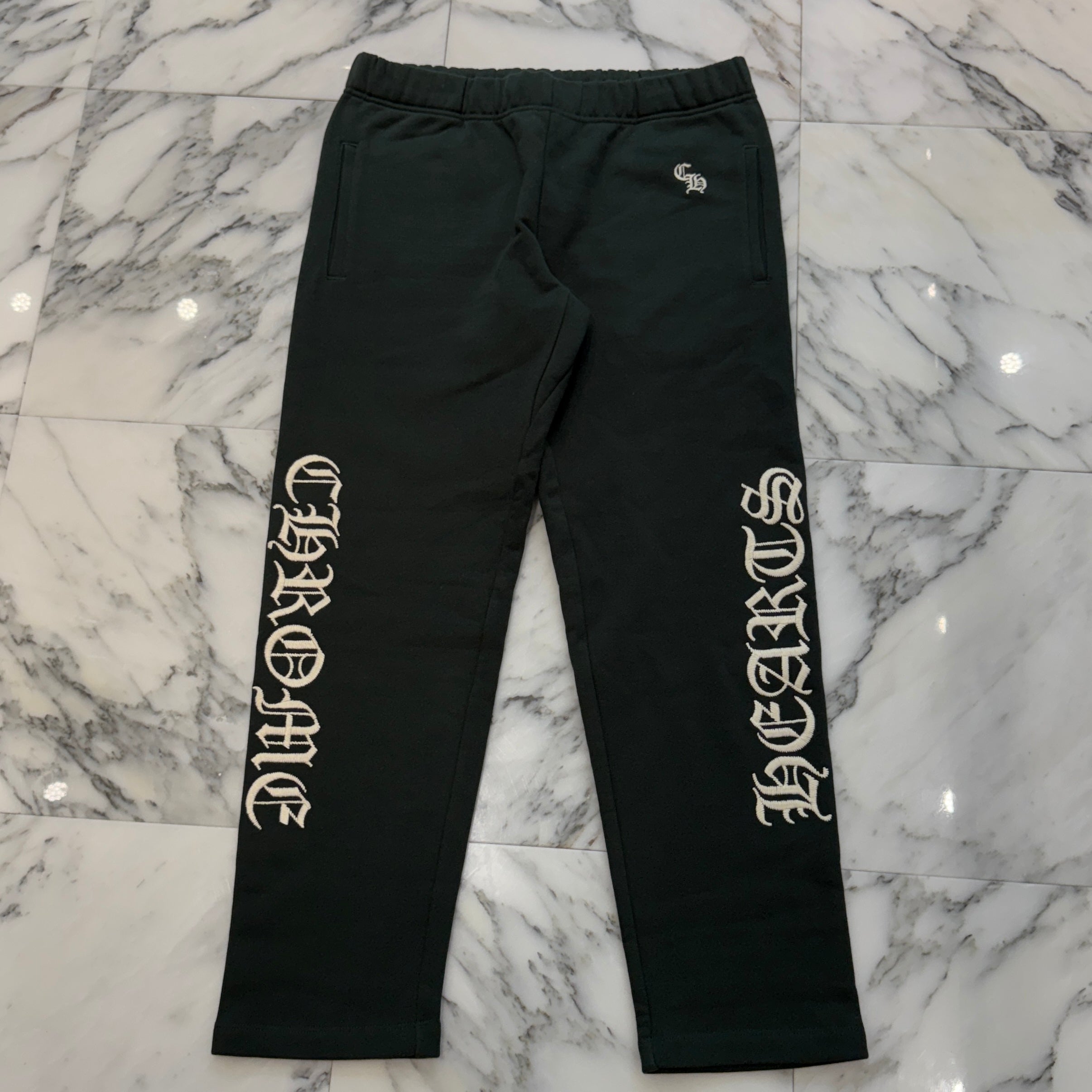 CHROME HEARTS SLO RIDE Logo Embroidery Sweat Long Pants Size L クロムハーツ スローライド ロゴ刺繍 スウェットロングパンツ サイズL