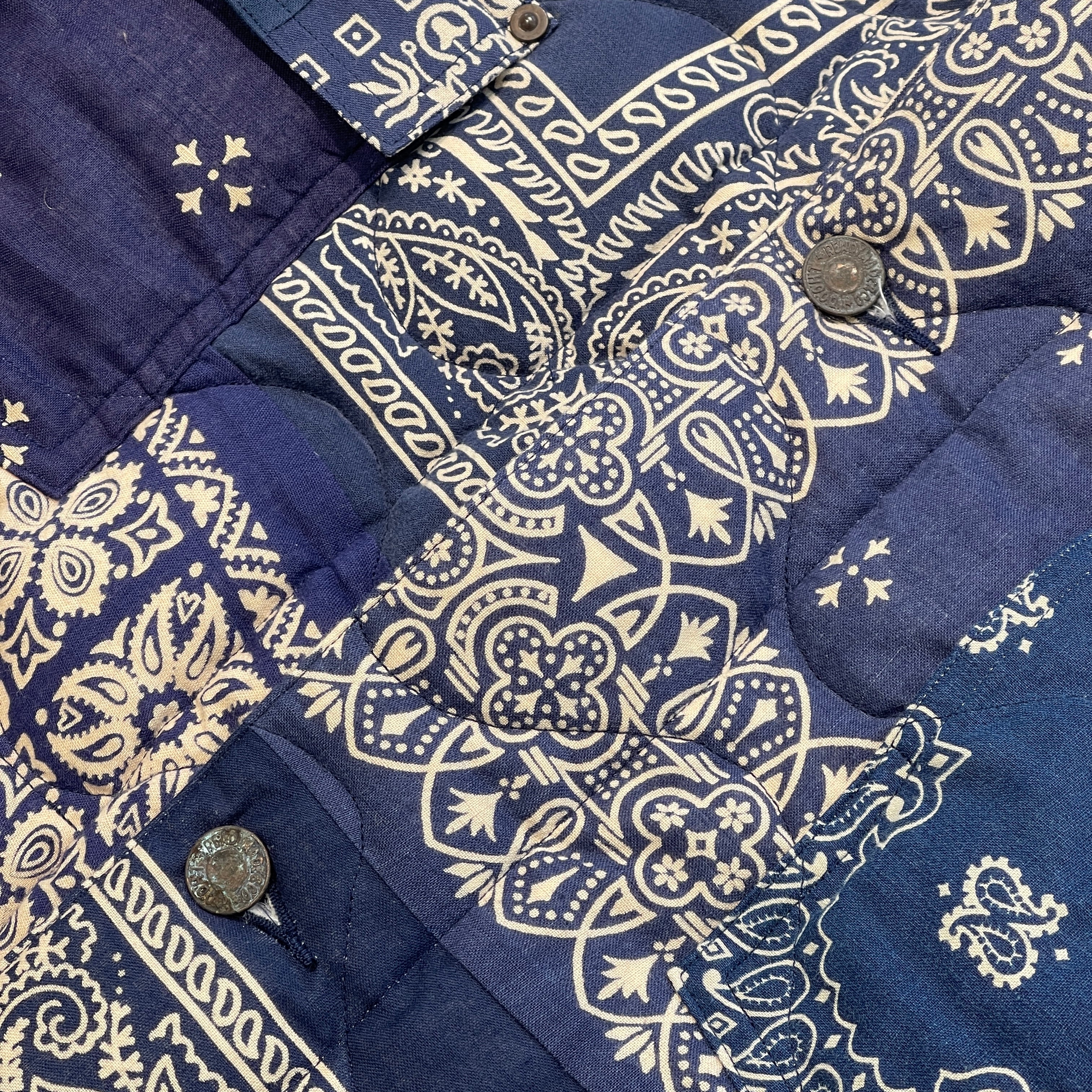 READY MADE 2020AW Quilting Bandana Blouson Jacket RE-CO-NV-00-00-111 Size 2 レディメイド キルティング バンダナ ジャケット サイズ2