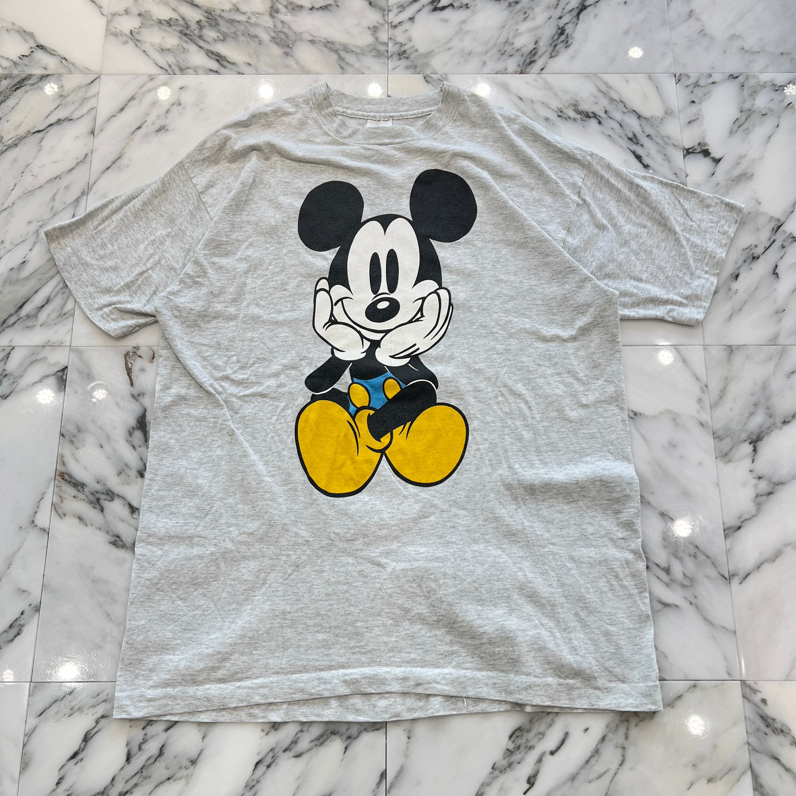 Vintage 90's Disney ”Mickey Mouse Blue Pants” Mickey＆Co. S/S Tee Size ONE SIZE 90's ディズニー "ミッキーマウス ブルーパンツ" ミッキーアンドコー社製 Tシャツ サイズONE SIZE