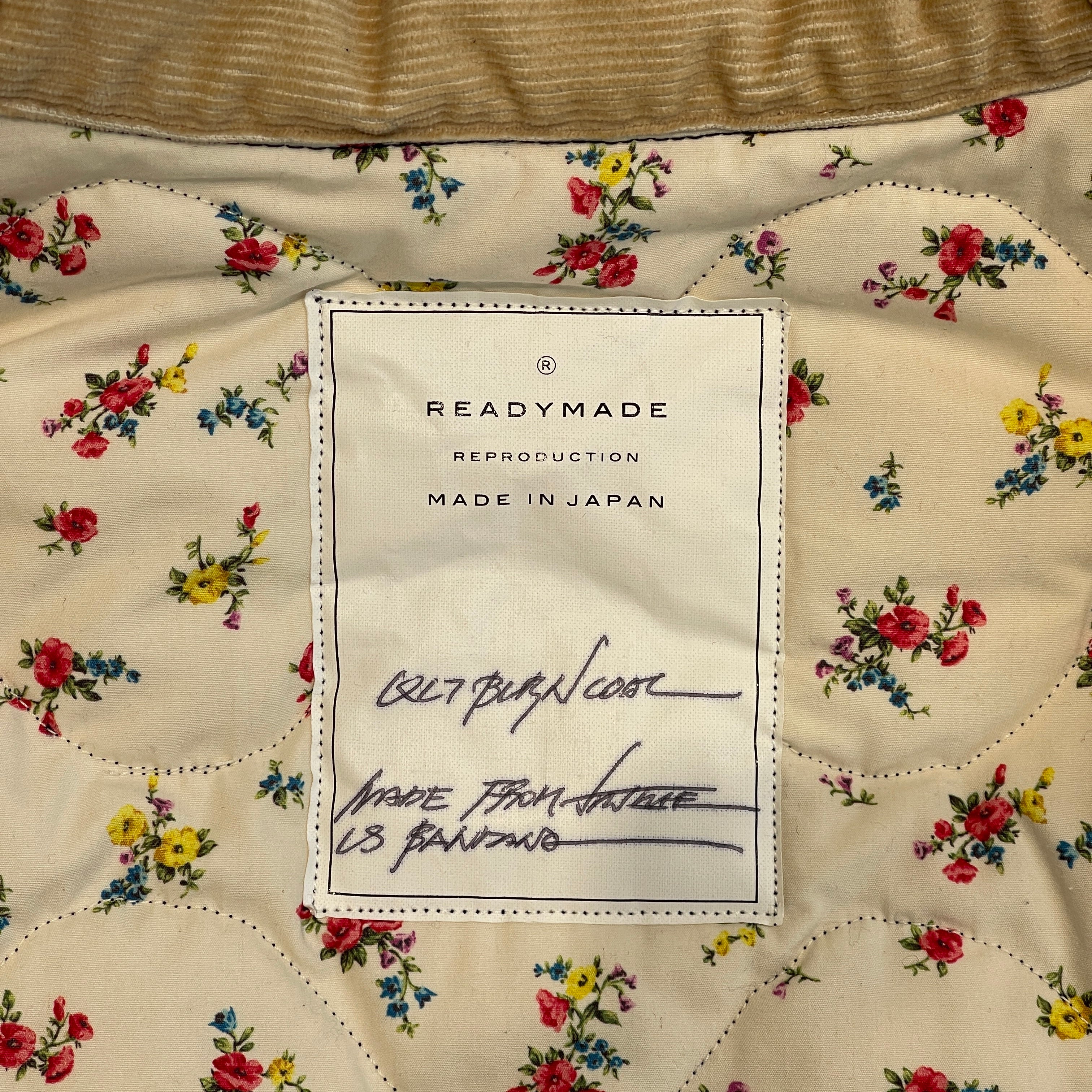 READY MADE 2020AW Quilting Bandana Blouson Jacket RE-CO-NV-00-00-111 Size 2 レディメイド キルティング バンダナ ジャケット サイズ2