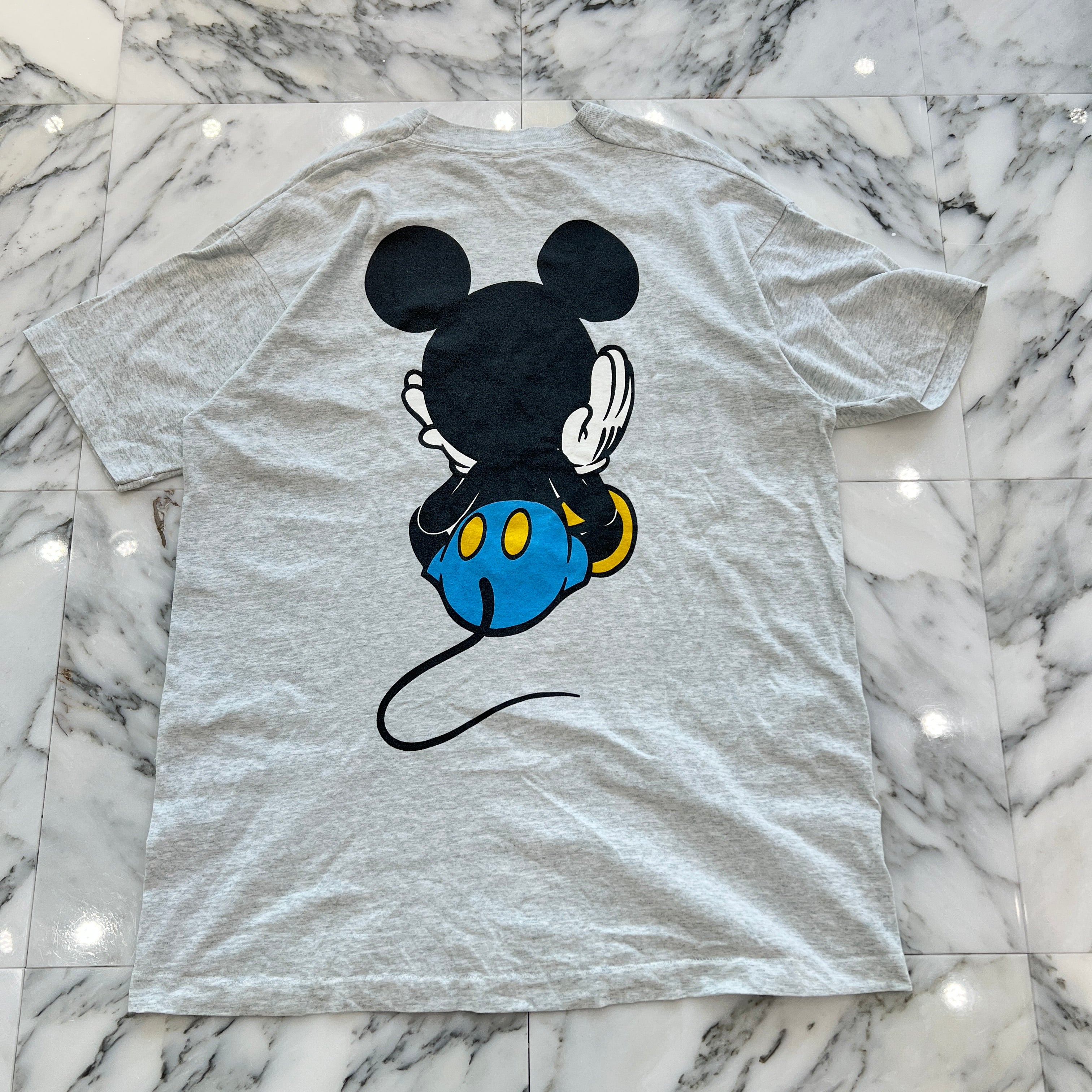 Vintage 90's Disney ”Mickey Mouse Blue Pants” Mickey＆Co. S/S Tee Size ONE SIZE 90's ディズニー "ミッキーマウス ブルーパンツ" ミッキーアンドコー社製 Tシャツ サイズONE SIZE