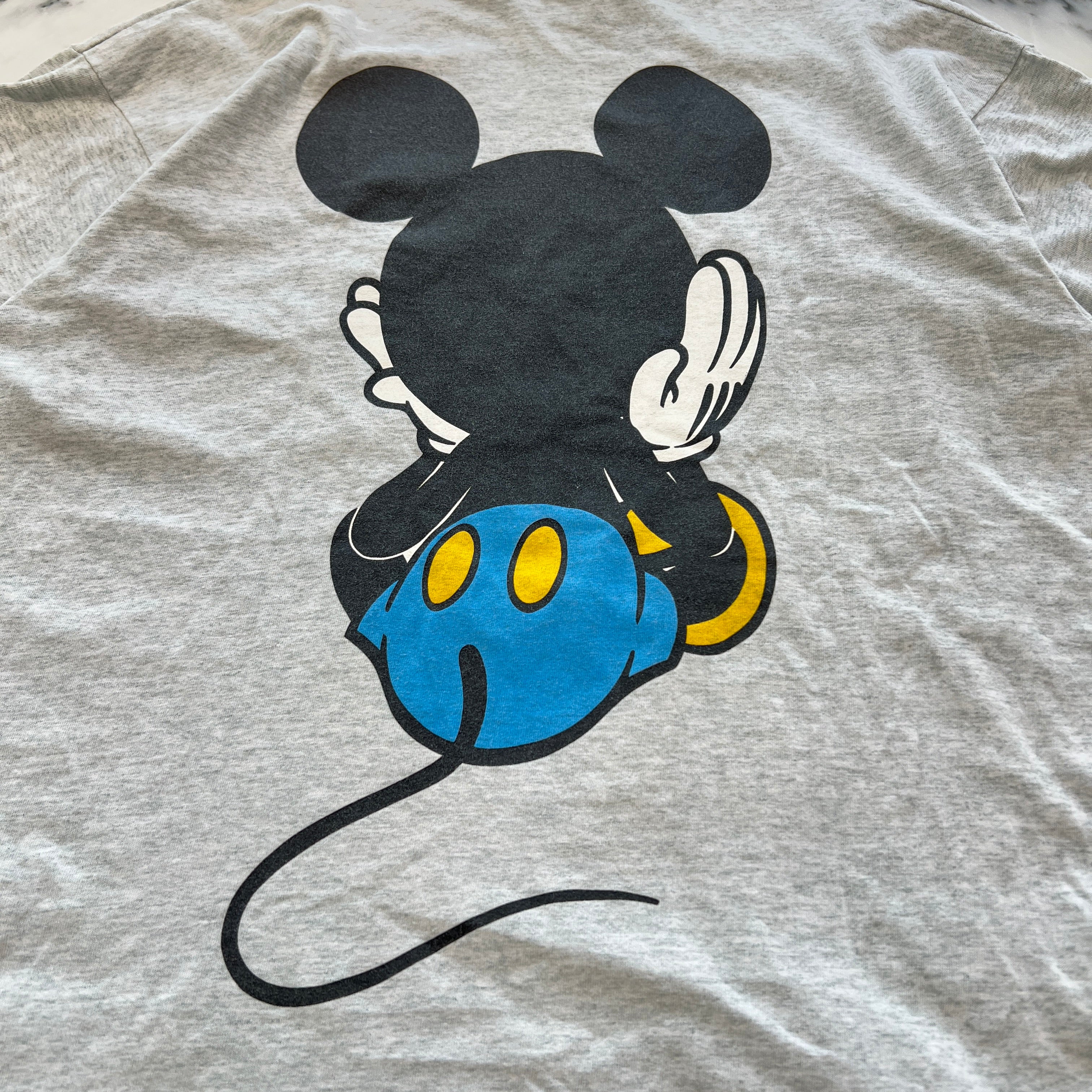 Vintage 90's Disney ”Mickey Mouse Blue Pants” Mickey＆Co. S/S Tee Size ONE SIZE 90's ディズニー "ミッキーマウス ブルーパンツ" ミッキーアンドコー社製 Tシャツ サイズONE SIZE