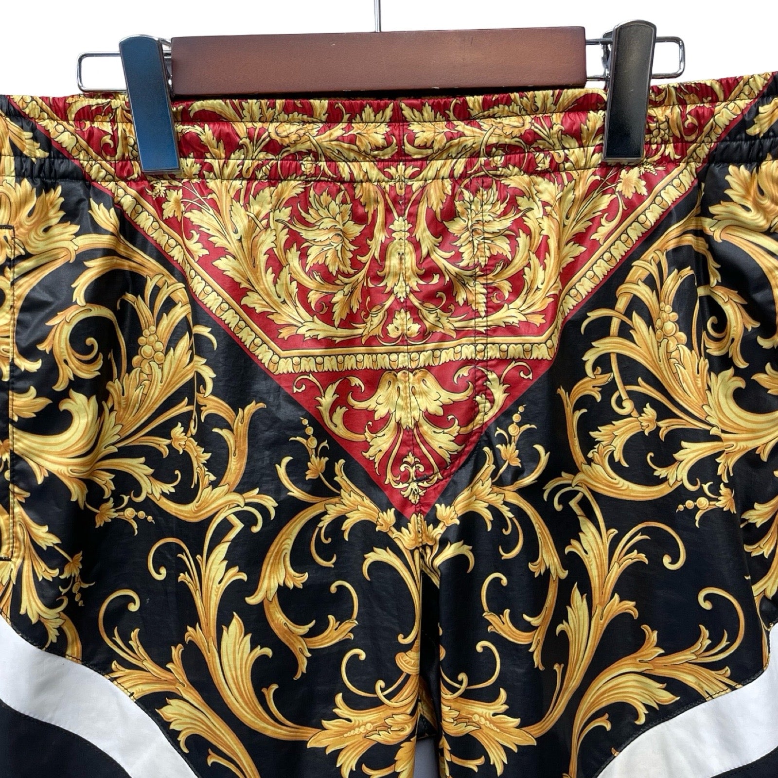 VERSACE Panelled Baroque Print Track Pants A84825 A232533 Size 48