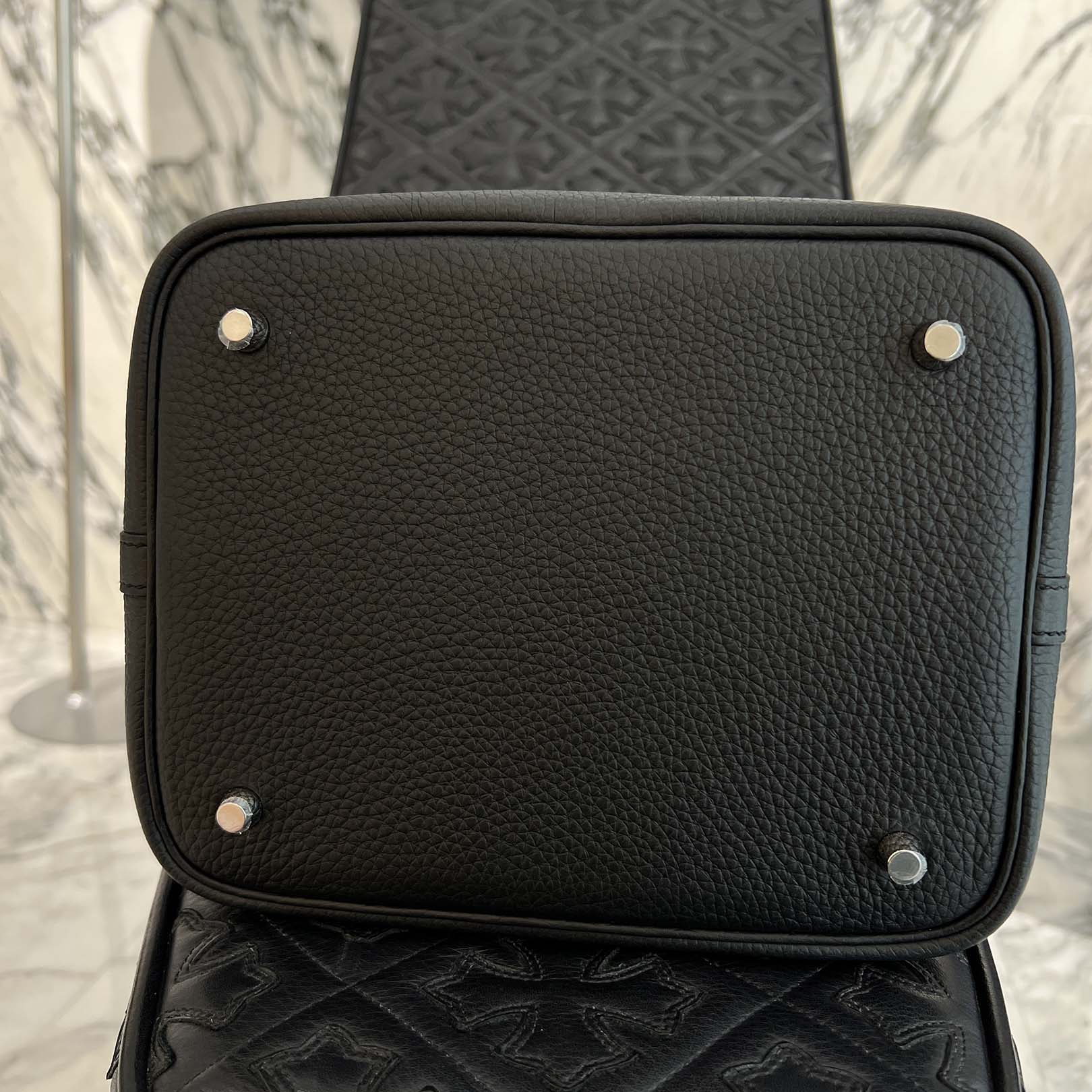 HERMES Picotin Lock MM "NOIR" K刻印 エルメス ピコタンロック MM "ノワール" K刻印