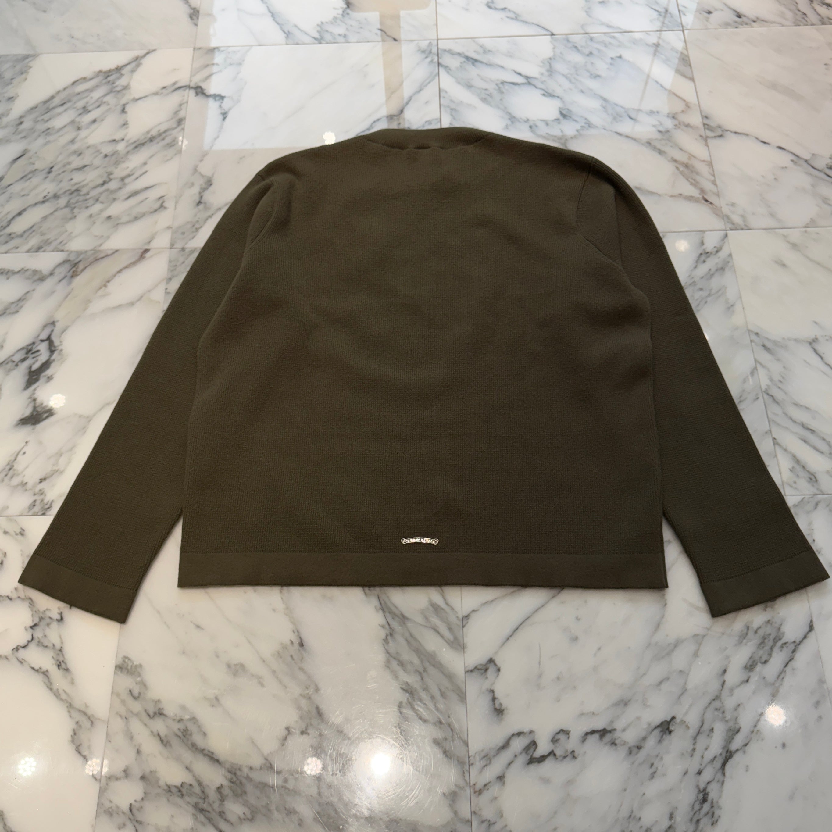 CHROME HEARTS YNOT Vine Dagger Embroidery Cashmere Sweater Size L クロムハーツ ワイノット ヴァインダガー刺繡 カシミヤセーター サイズL