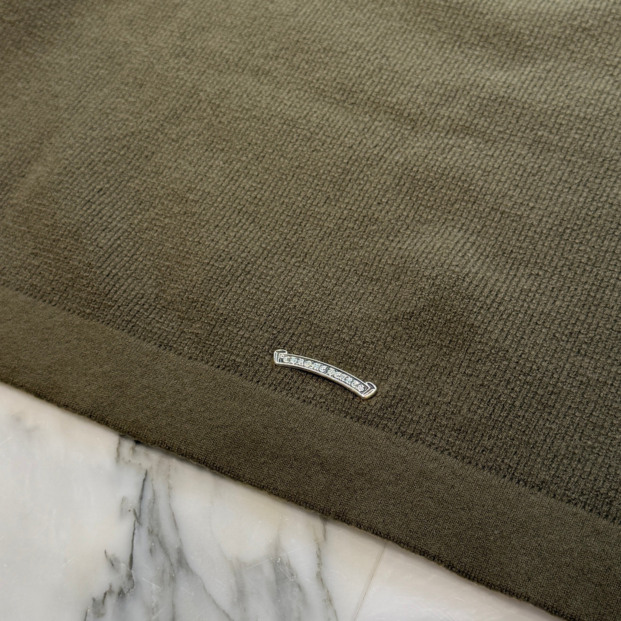 CHROME HEARTS YNOT Vine Dagger Embroidery Cashmere Sweater Size L クロムハーツ ワイノット ヴァインダガー刺繡 カシミヤセーター サイズL