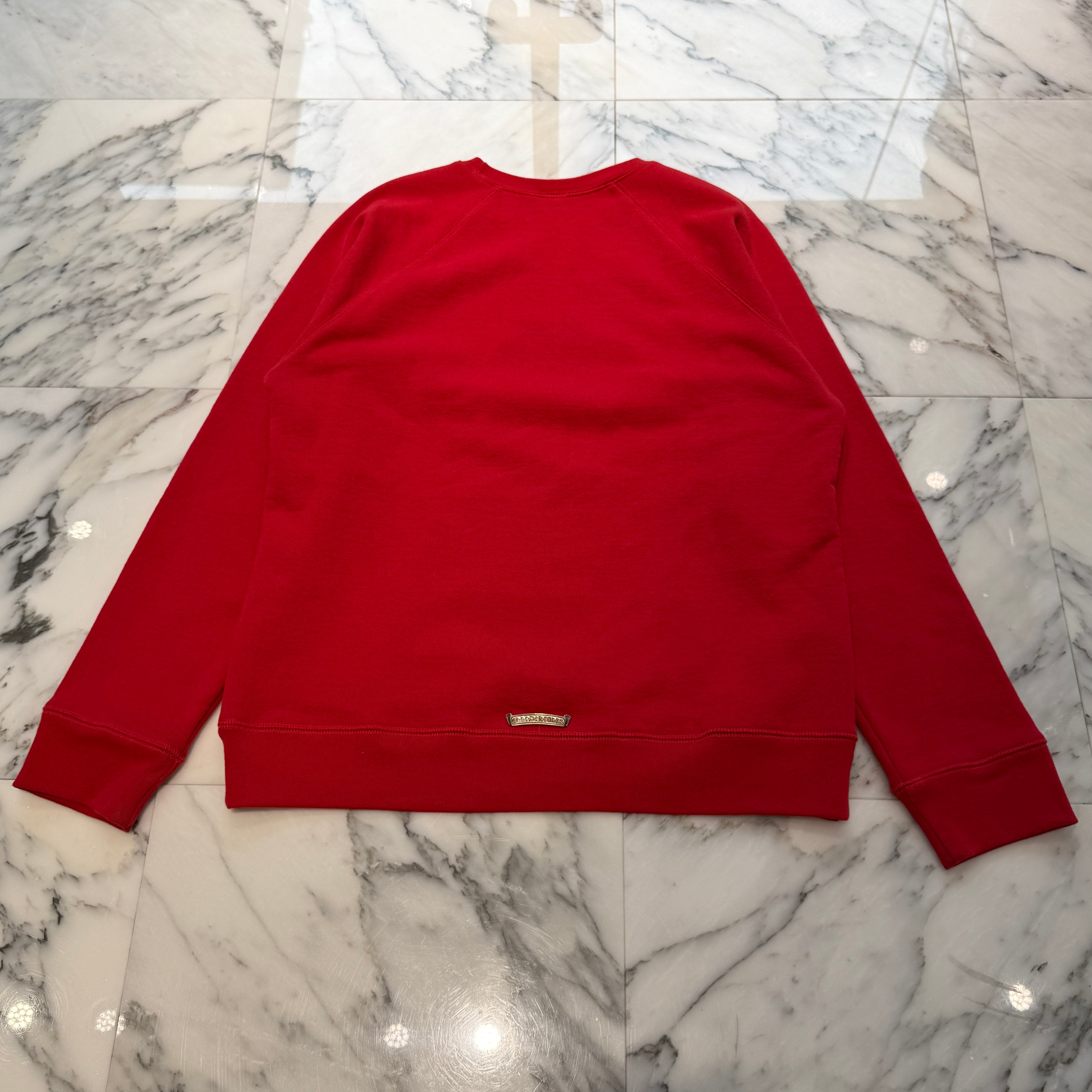 CHROME HEARTS King Taco 3 Cemetery Cross Embroidery Sweat Shirt Size L クロムハーツ キングタコ 3 セメタリークロス 刺繍 スウェットシャツ サイズL