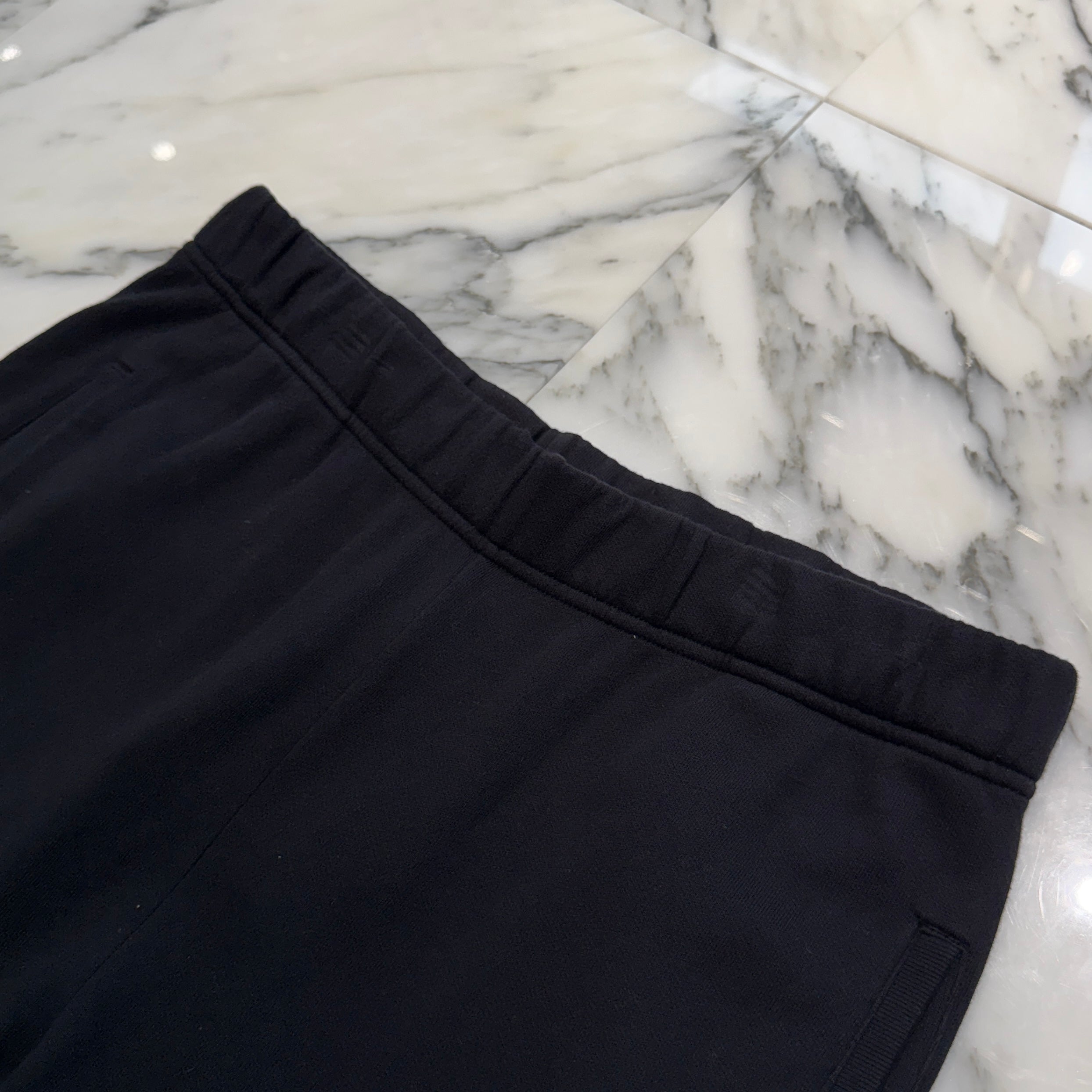 CHROME HEARTS Y NOT Vertical Logo Cross Embroidery Sweat Half Pants Size M クロムハ―ツ ワイノット ヴァーティカルロゴ クロス刺繡 スウェット ハーフパンツ サイズM