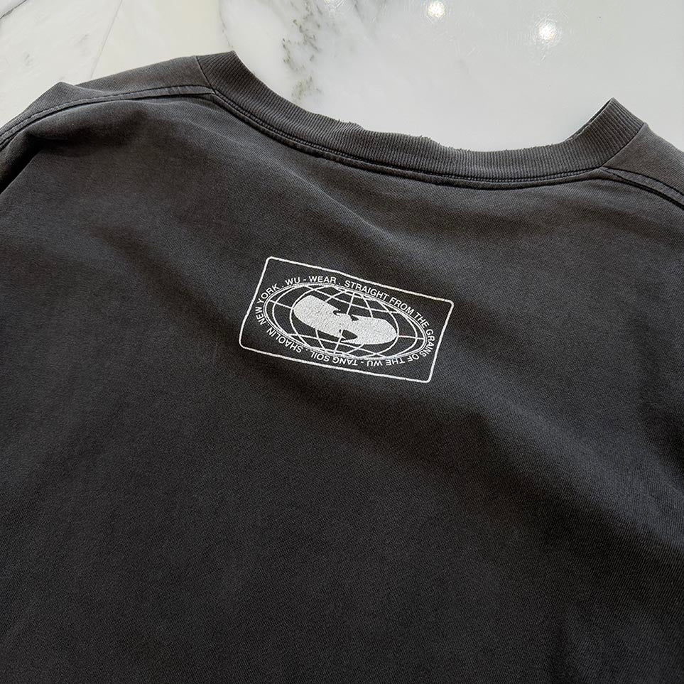 Vintage 90's WU wear Wu-Tang Clan Logo Print L/S Tee Size XL ヴィンテージ 90's ウー・ウェアー  ウータン・クラン ロゴプリント ロングスリーブTシャツ サイズXL