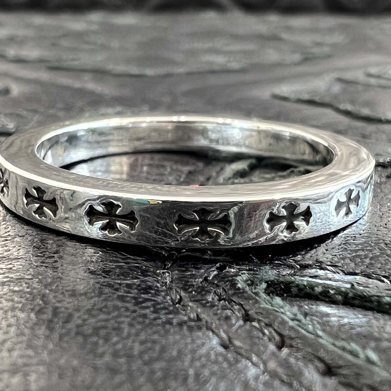 CHROME HEARTS Malibu Limited "FUCK YOU" 3mm Spacer Ring Size 25号 クロムハーツ マリブ限定 "ファックユー" 3mm スペーサーリング サイズ25号
