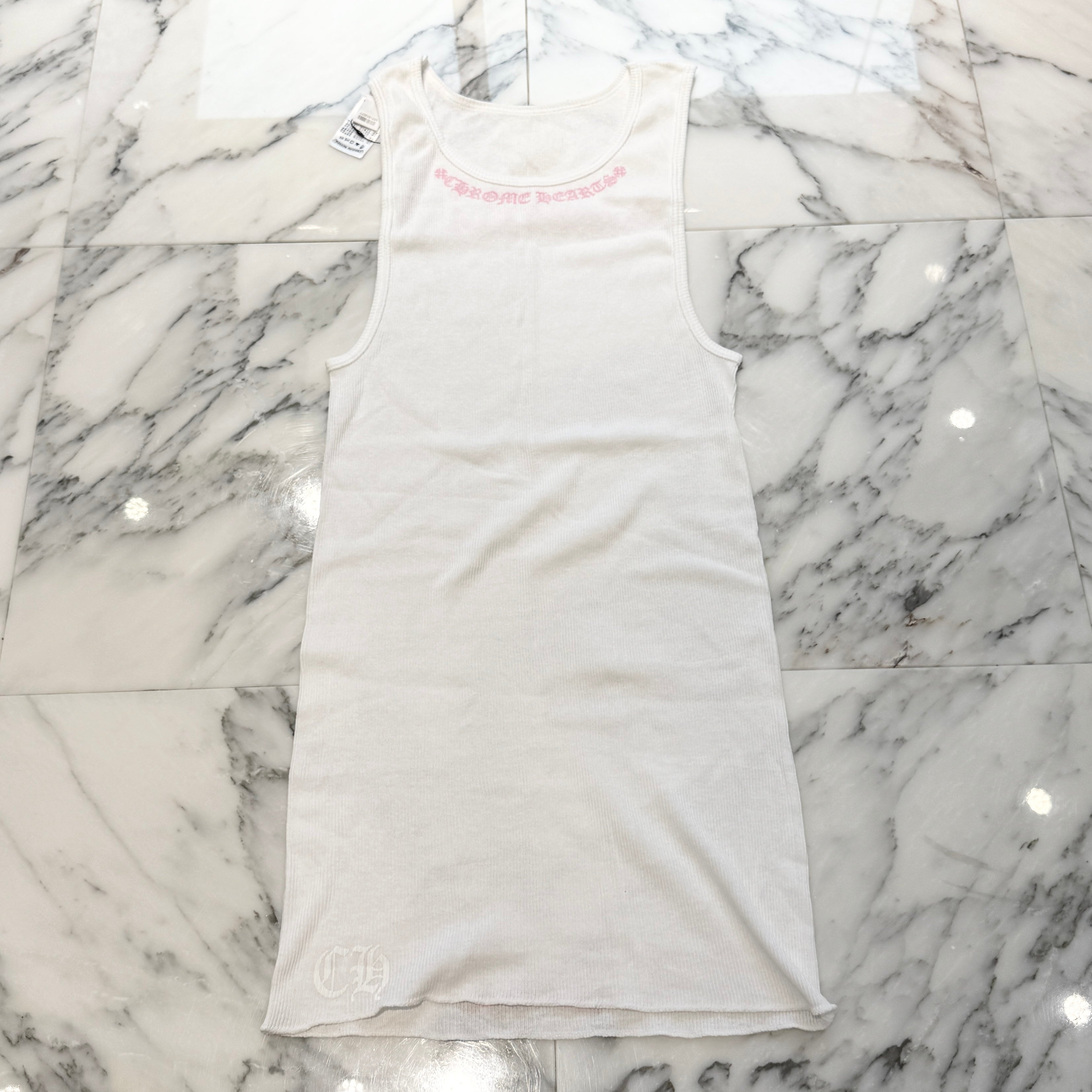 CHROME HEARTS Love You Rib Tank Top Size XL クロムハーツ ラブユー リブ タンクトップ サイズXL