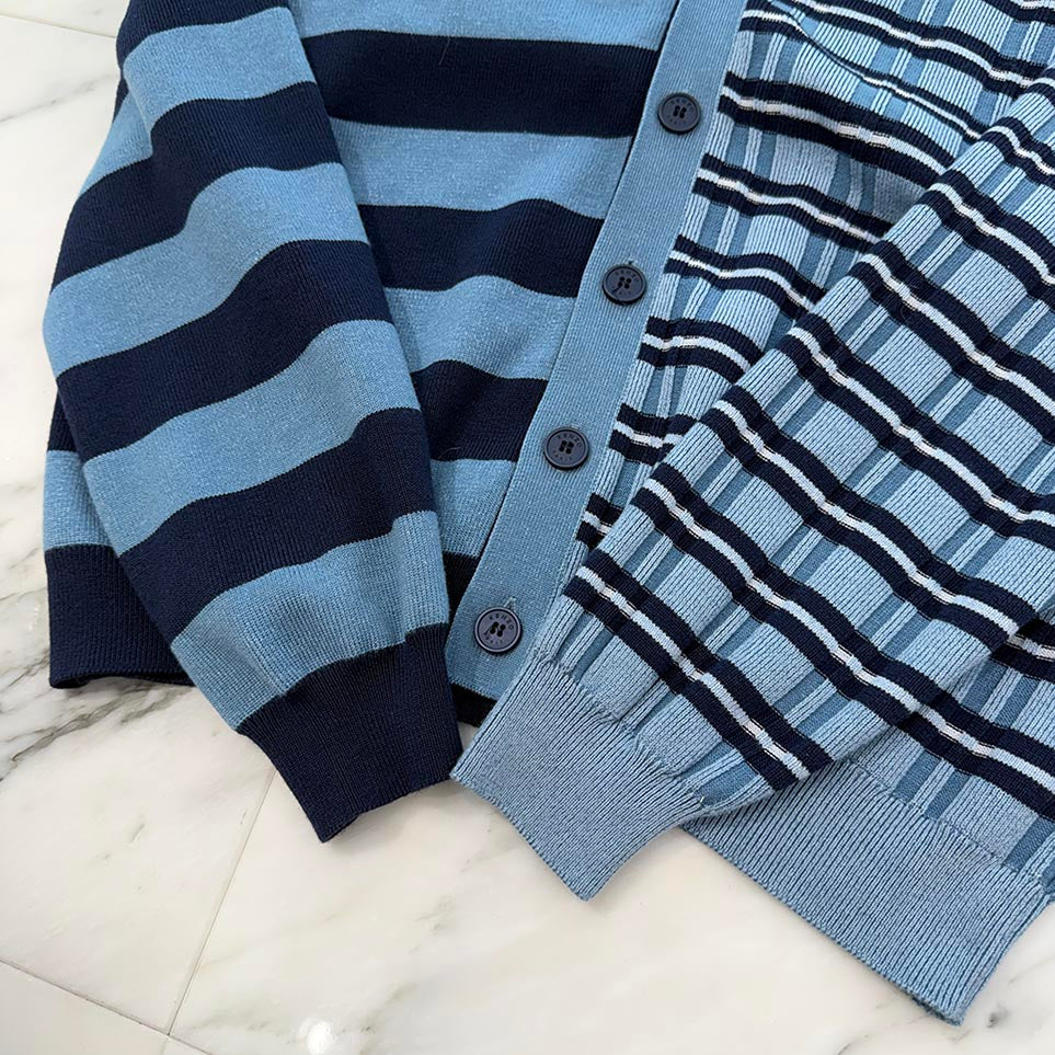 KENZO 2022AW Mixed Stripe Cardigan FC65CA3283CK Size S ケンゾー ミックスストライプカーディガン サイズS