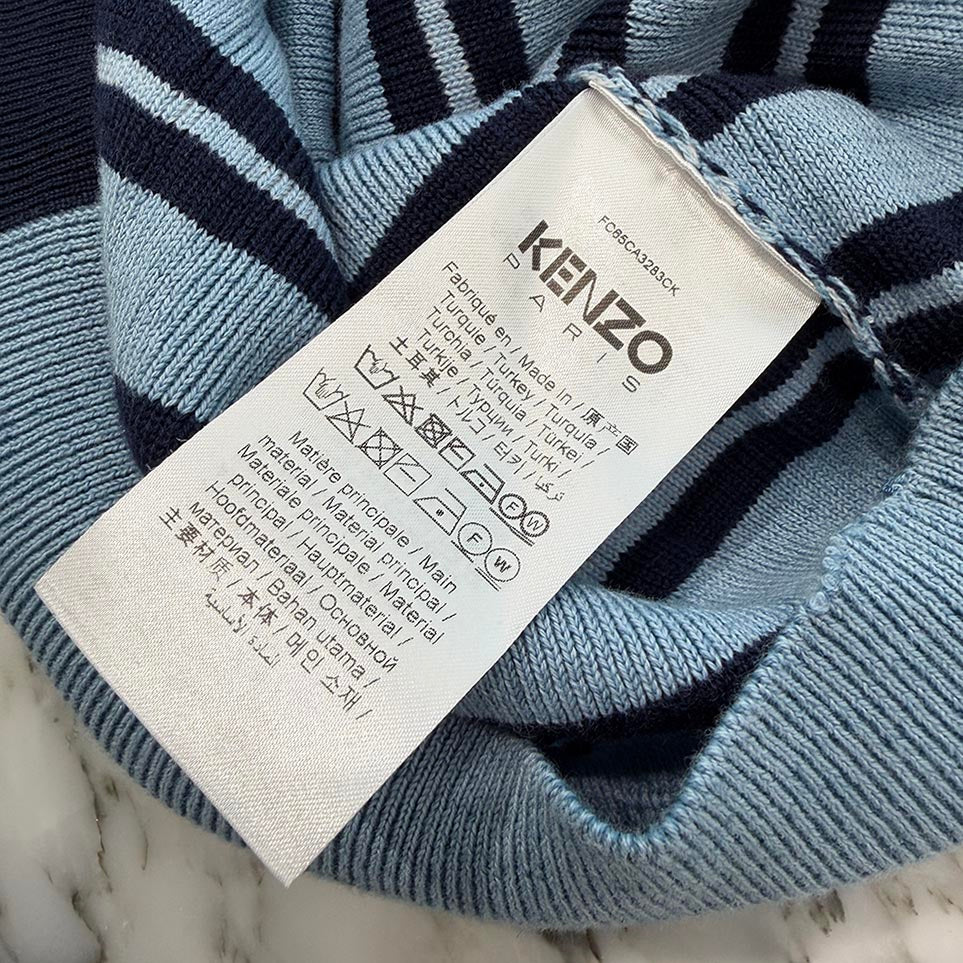 KENZO 2022AW Mixed Stripe Cardigan FC65CA3283CK Size S ケンゾー ミックスストライプカーディガン サイズS