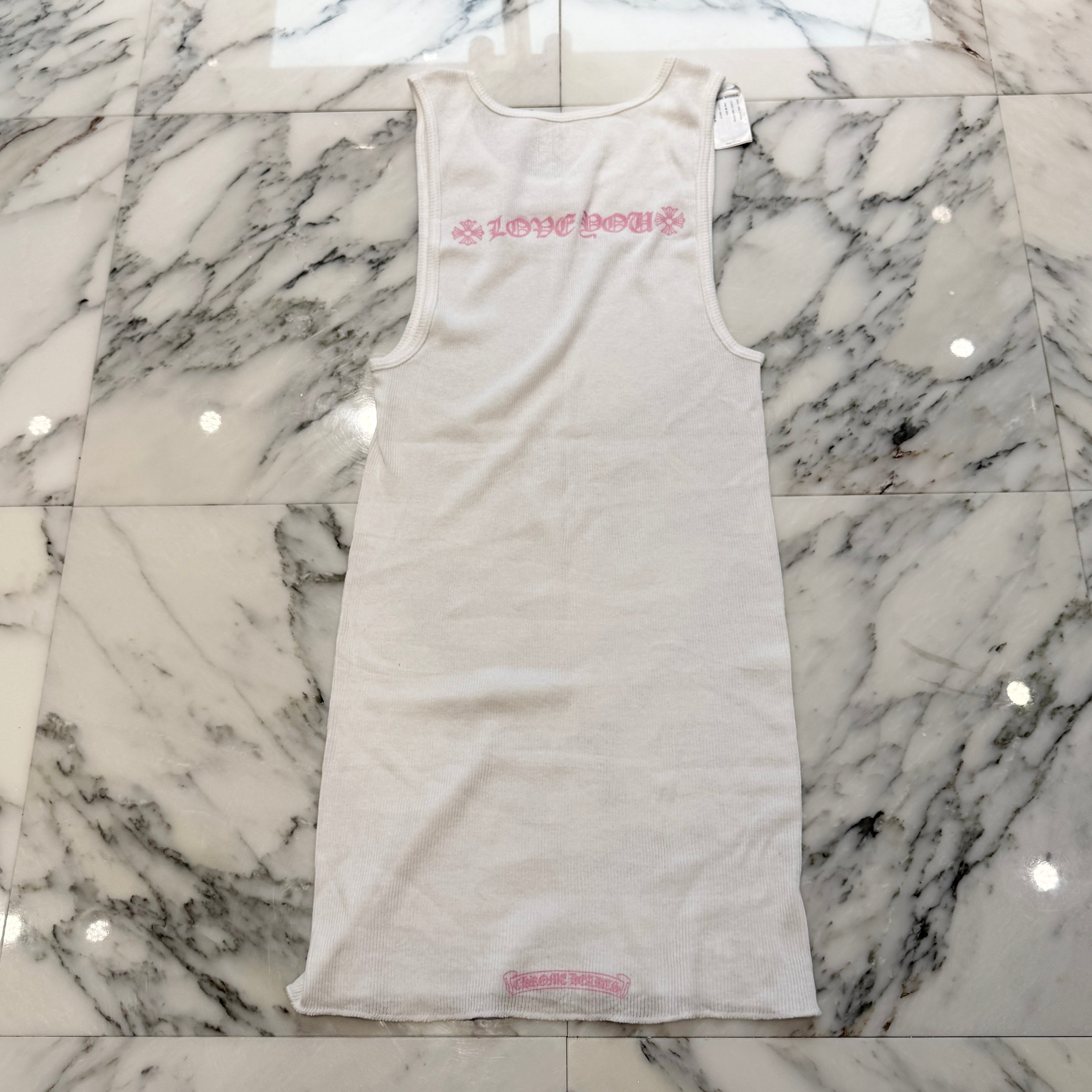 CHROME HEARTS Love You Rib Tank Top Size XL クロムハーツ ラブユー リブ タンクトップ サイズXL