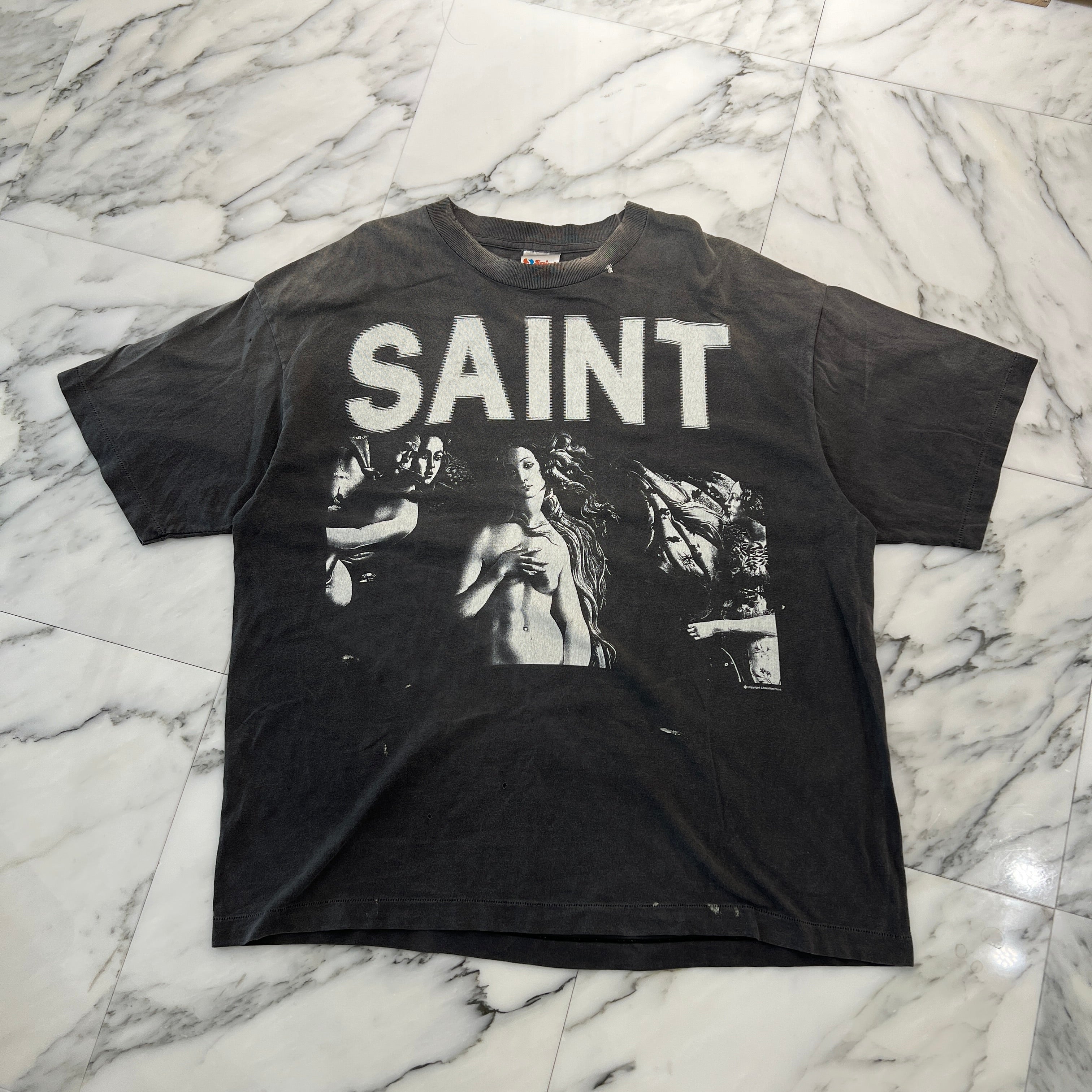 SAINT Mxxxxxx 2024AW SAINT MARIA Tee SM-HR1-0000-004 Size XL