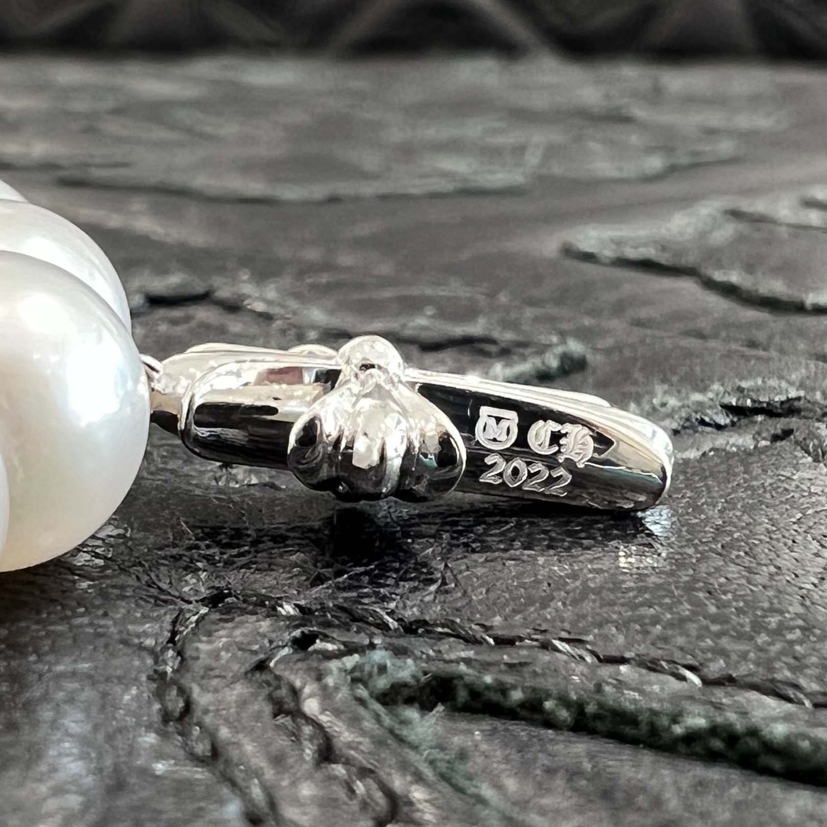 CHROME HEARTS × MIKIMOTO K18 WG White Pearl Bracelet クロムハーツ