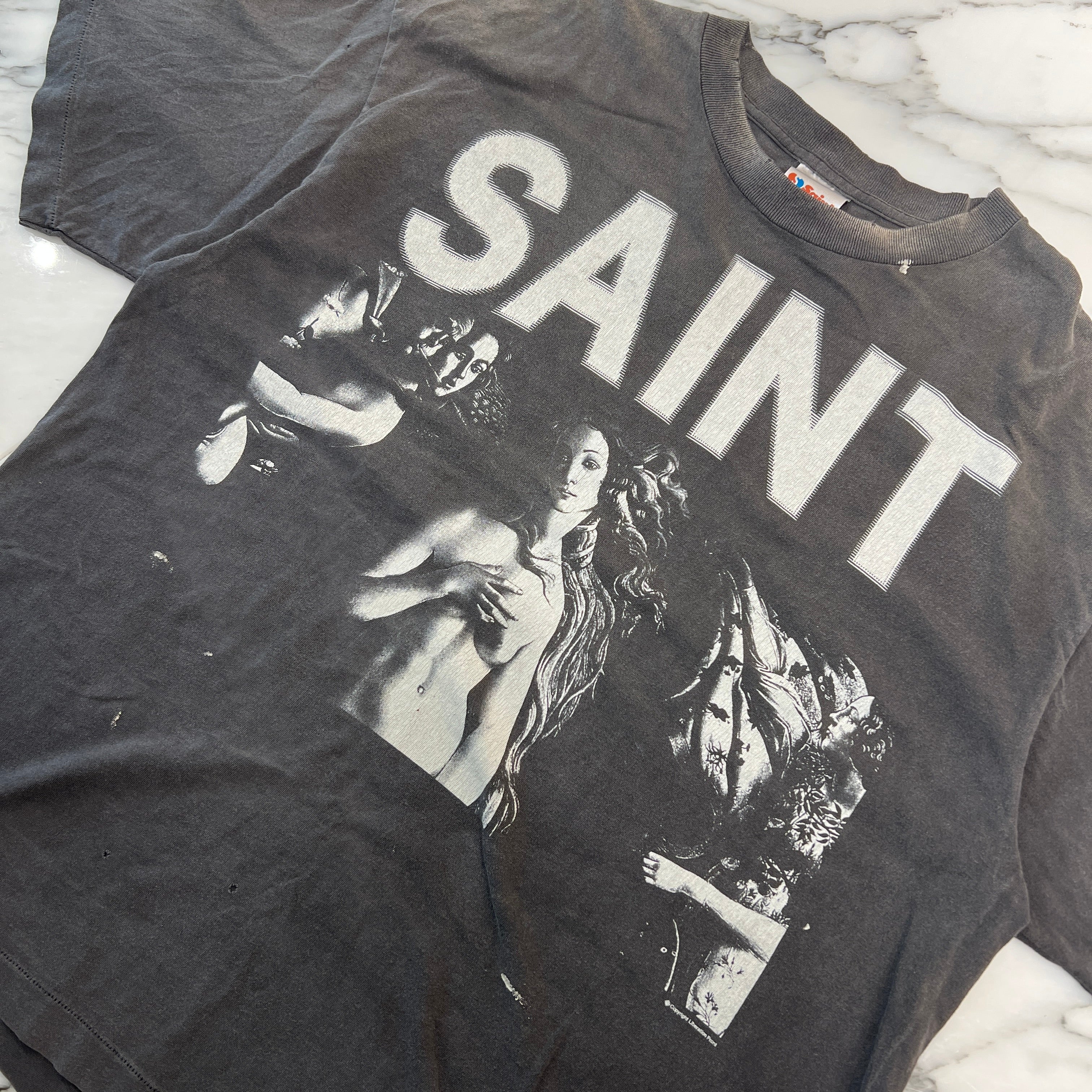SAINT Mxxxxxx 2024AW SAINT MARIA Tee SM-HR1-0000-004 Size XL セントマイケル セントマリア Tシャツ サイズXL
