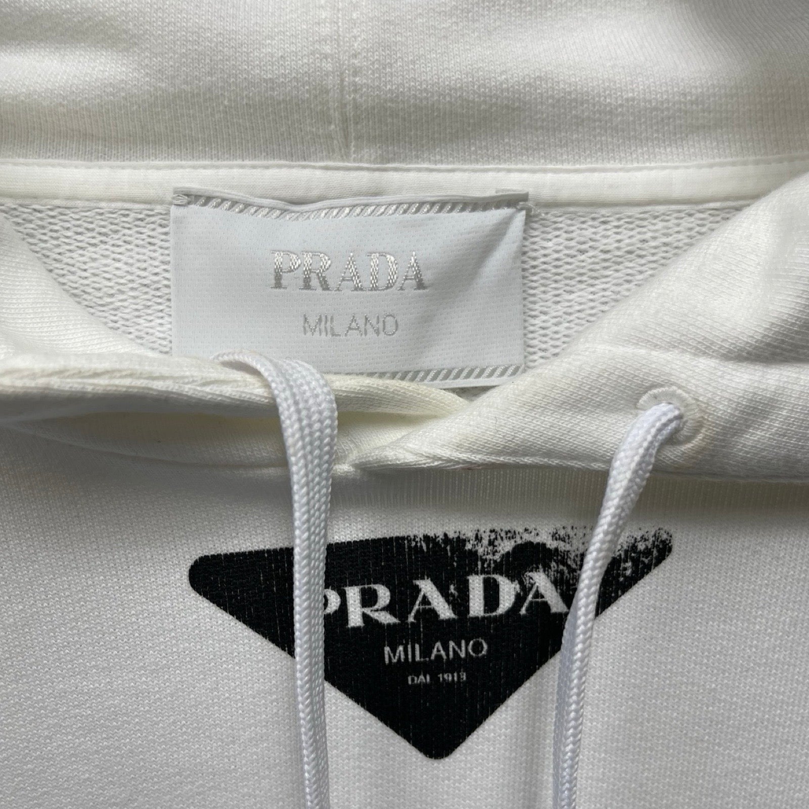 PRADA 2022SS Oversized Cotton Jersey Hoodie UJL12A S221 10l0 Size L