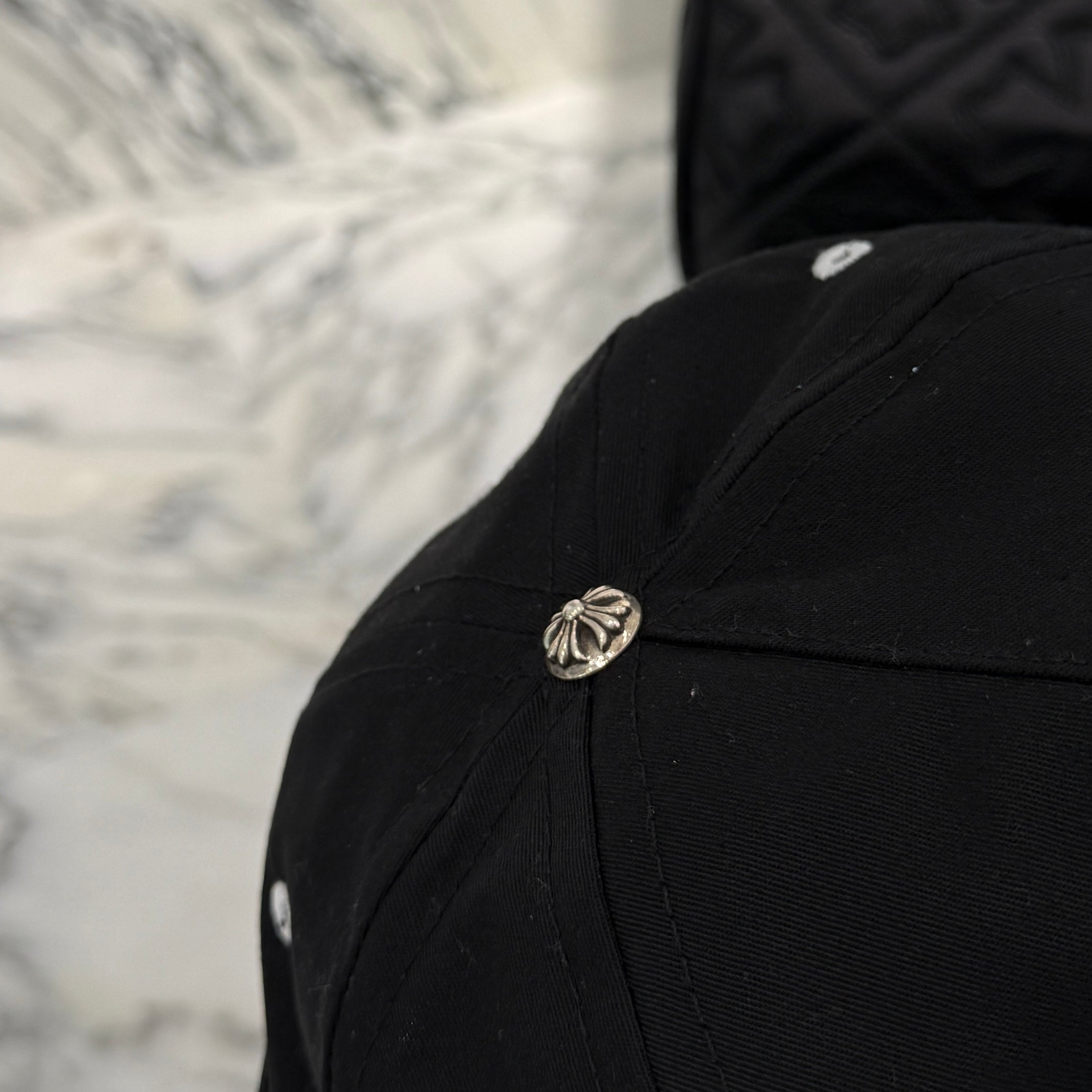 CHROME HEARTS GAS STATION King Taco 3 Cemetery Cross Trucker Cap Size ONE SIZE（53-60）クロムハーツ ガスステーション キングタコ 3セメタリークロス トラッカーキャップ サイズONE SIZE（53-60）