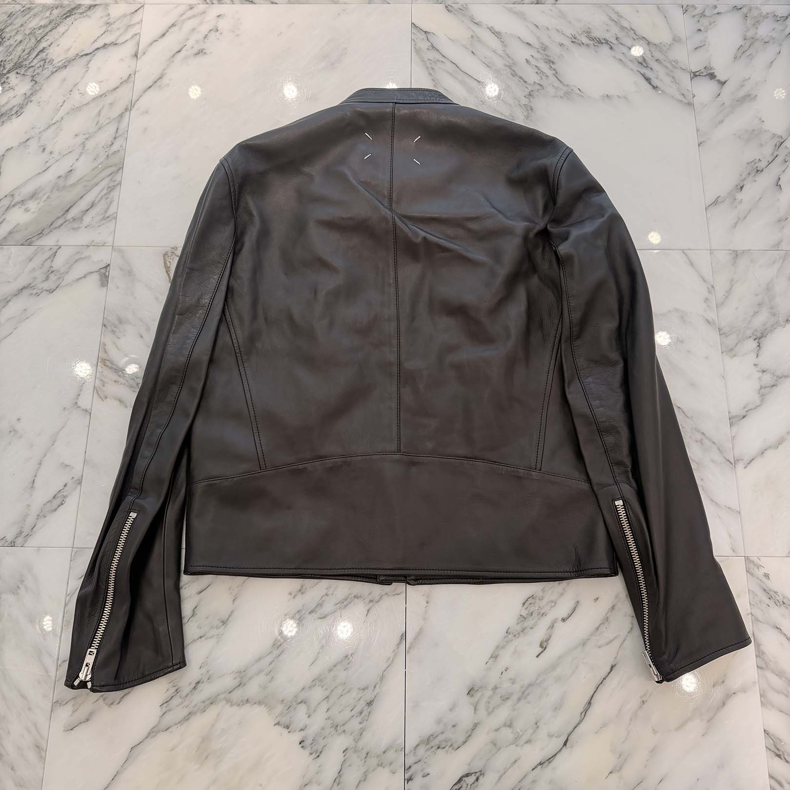 Maison Margiela 2023SS Sheepskin Leather Single Riders S50AM0489 SY1460 Size 52 メゾンマルジェラ シープスキンレザーシングルライダース サイズ52