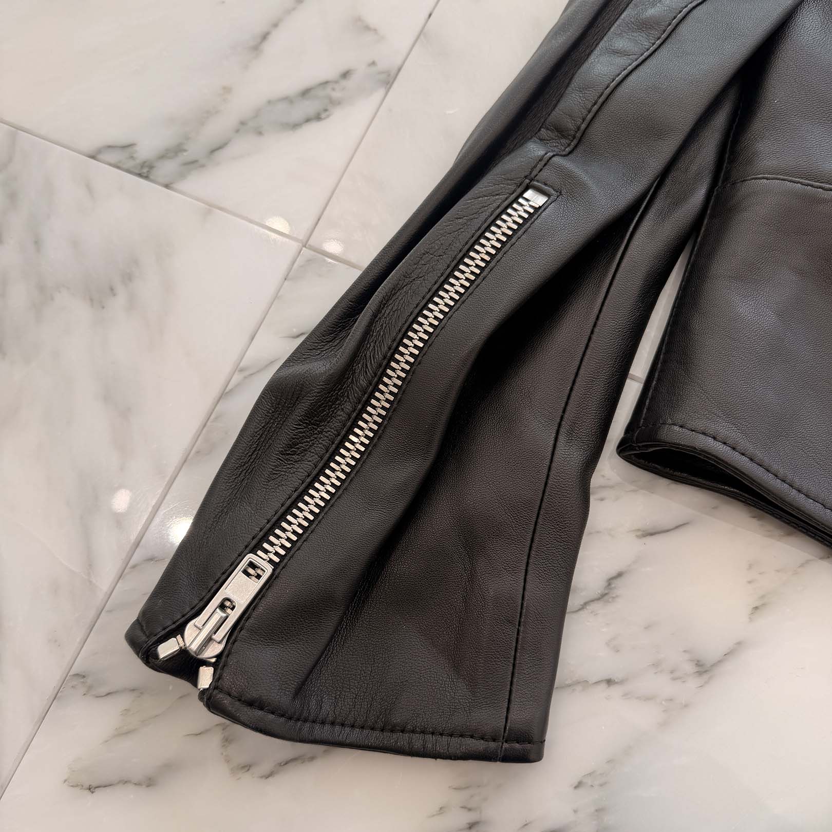 Maison Margiela 2023SS Sheepskin Leather Single Riders S50AM0489 SY1460 Size 52 メゾンマルジェラ シープスキンレザーシングルライダース サイズ52