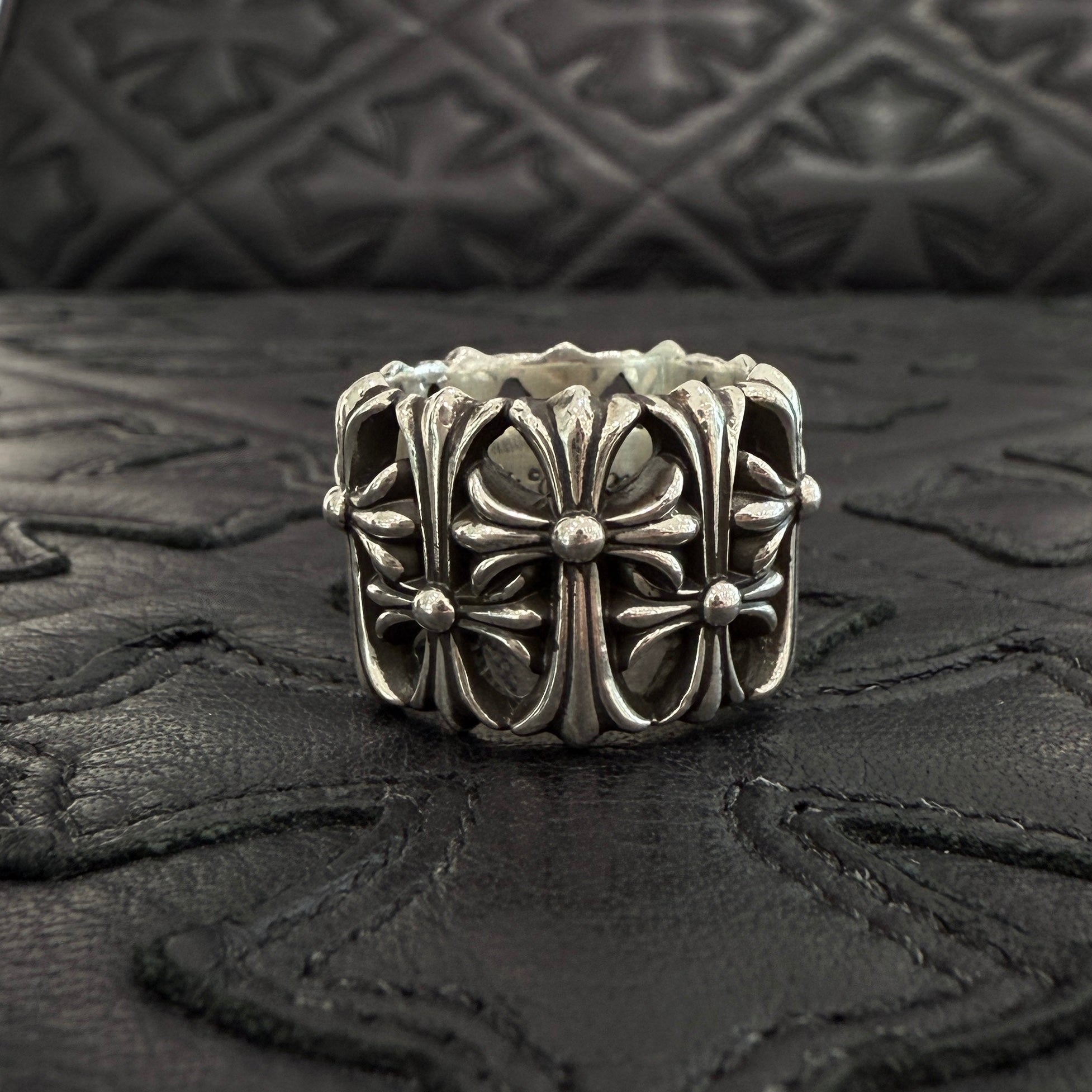 CHROME HEARTS Cemetery Cross Ring Size 15号 クロムハーツ セメタリークロスリング サイズ15号
