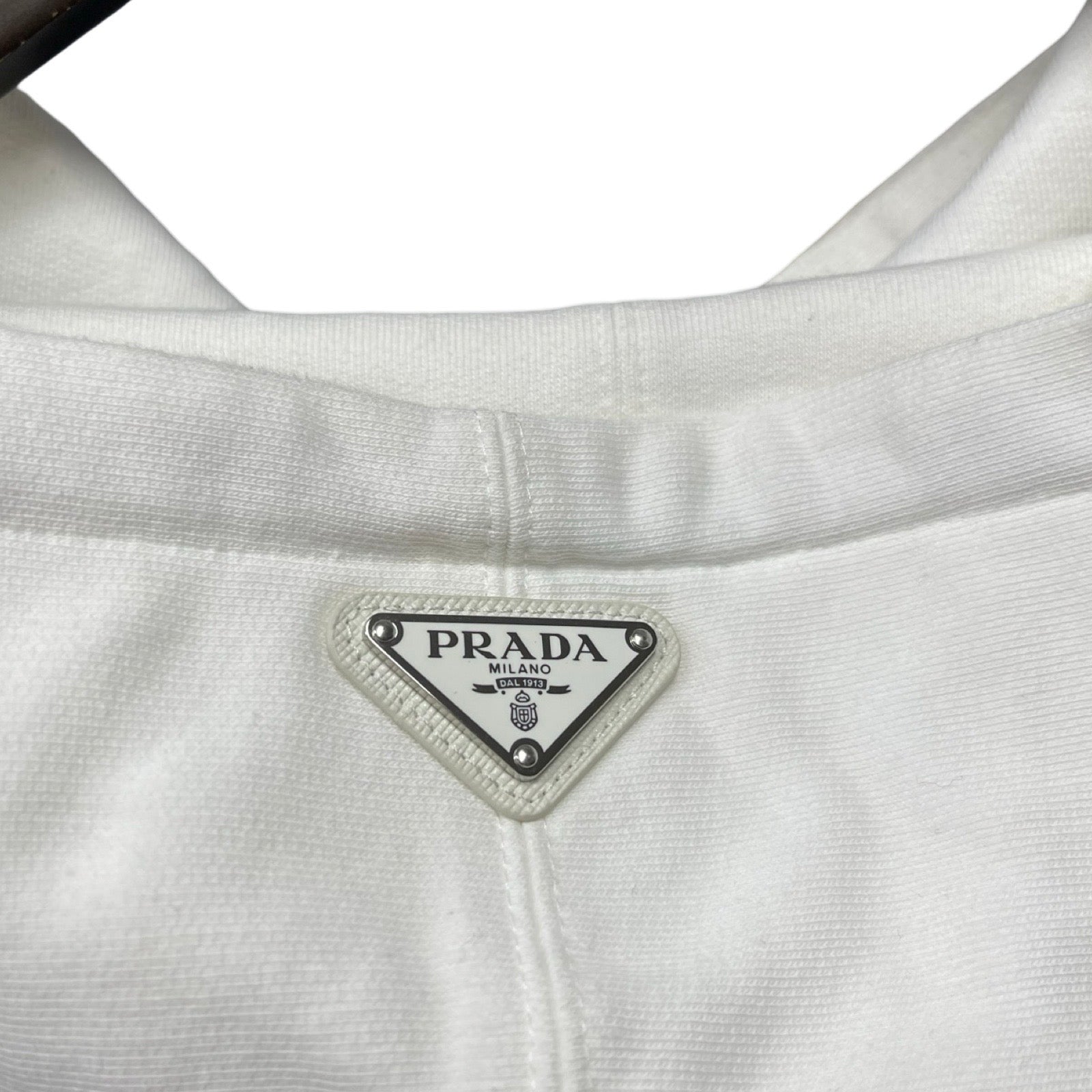 PRADA 2022SS Oversized Cotton Jersey Hoodie UJL12A S221 10l0 Size L