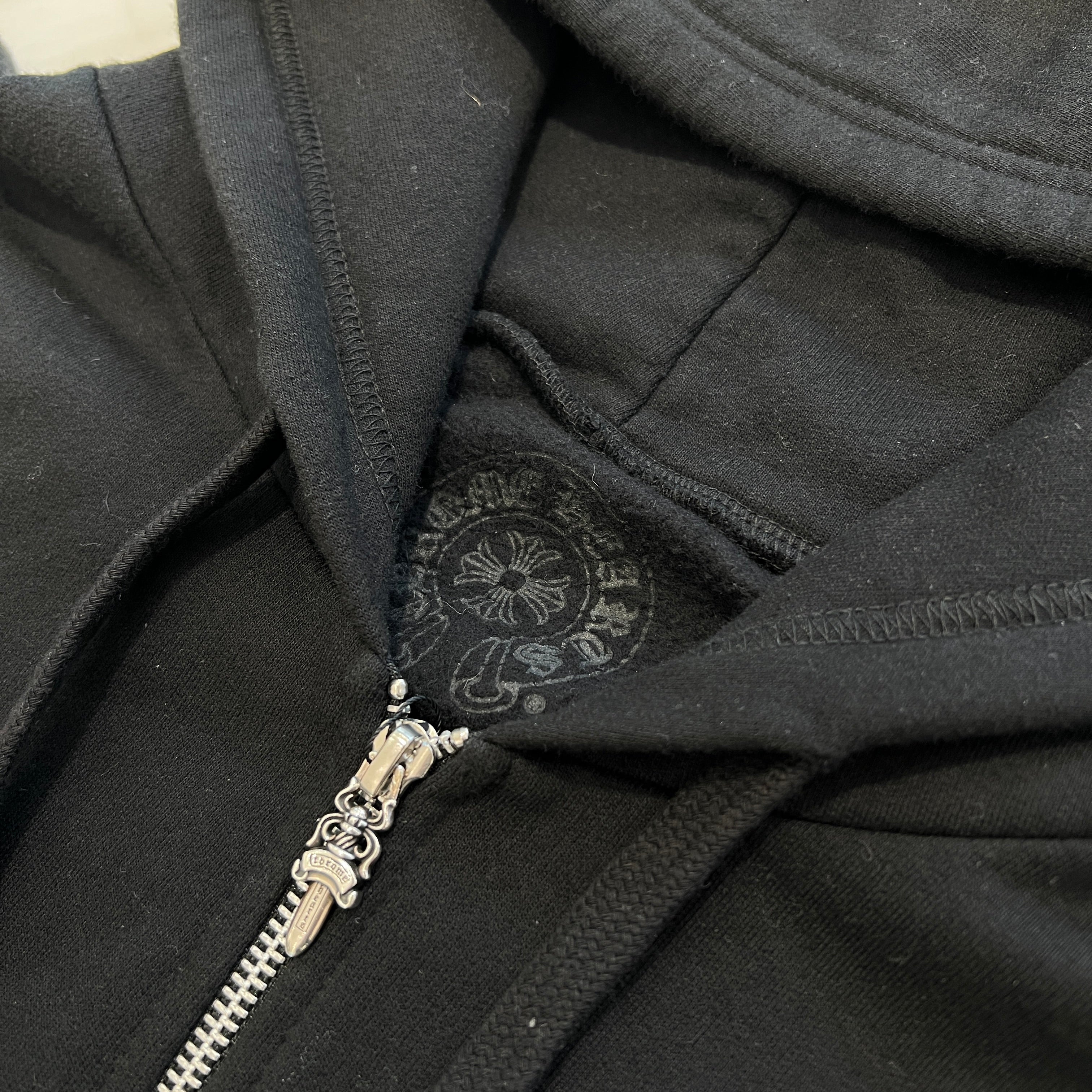 CHROME HEARTS T Bar Logo Back Arch USA Zip Up Hoodie Size M クロムハーツ Tバー ロゴ バックアーチ USA ジップアップ フーディ サイズM