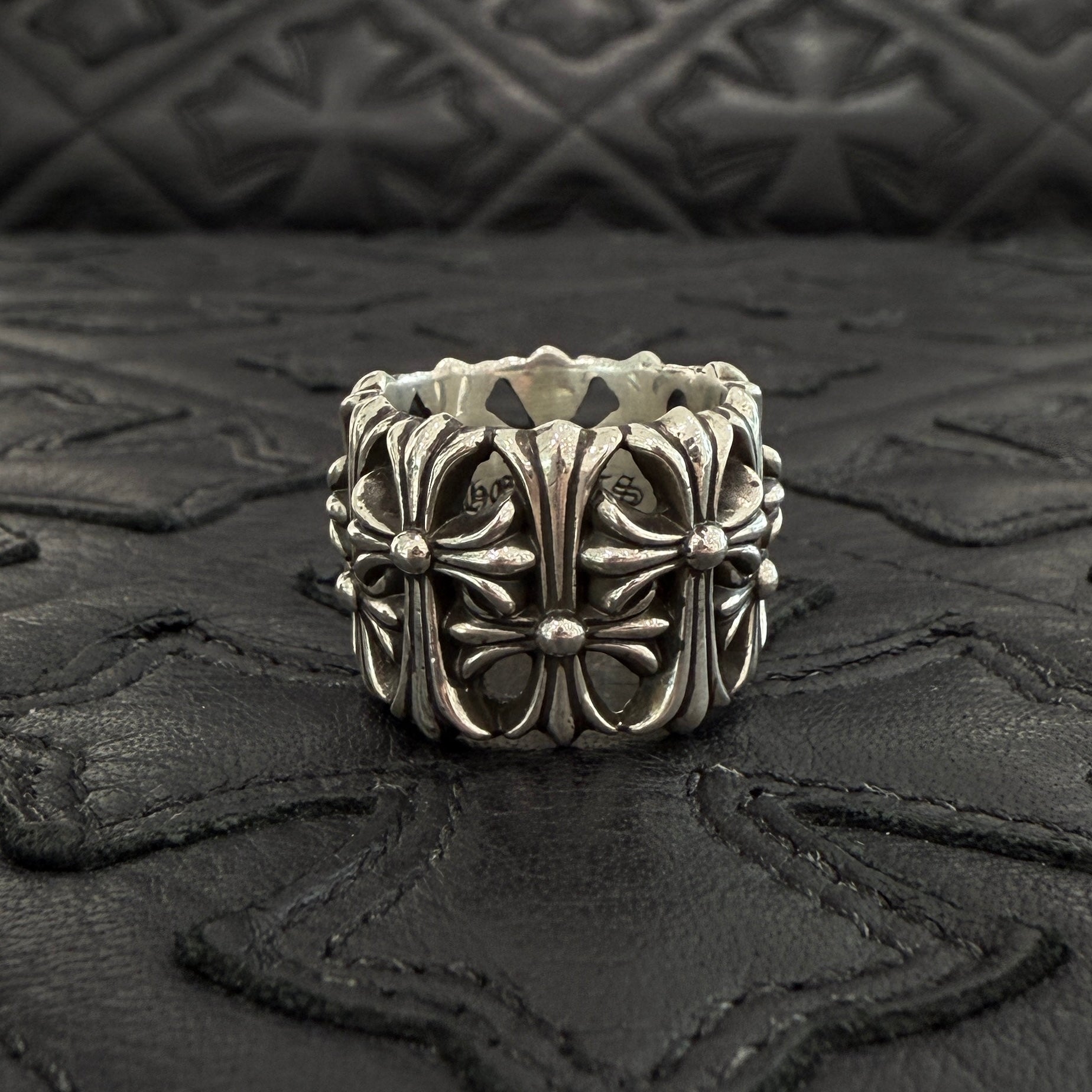 CHROME HEARTS Cemetery Cross Ring Size 15号 クロムハーツ セメタリークロスリング サイズ15号