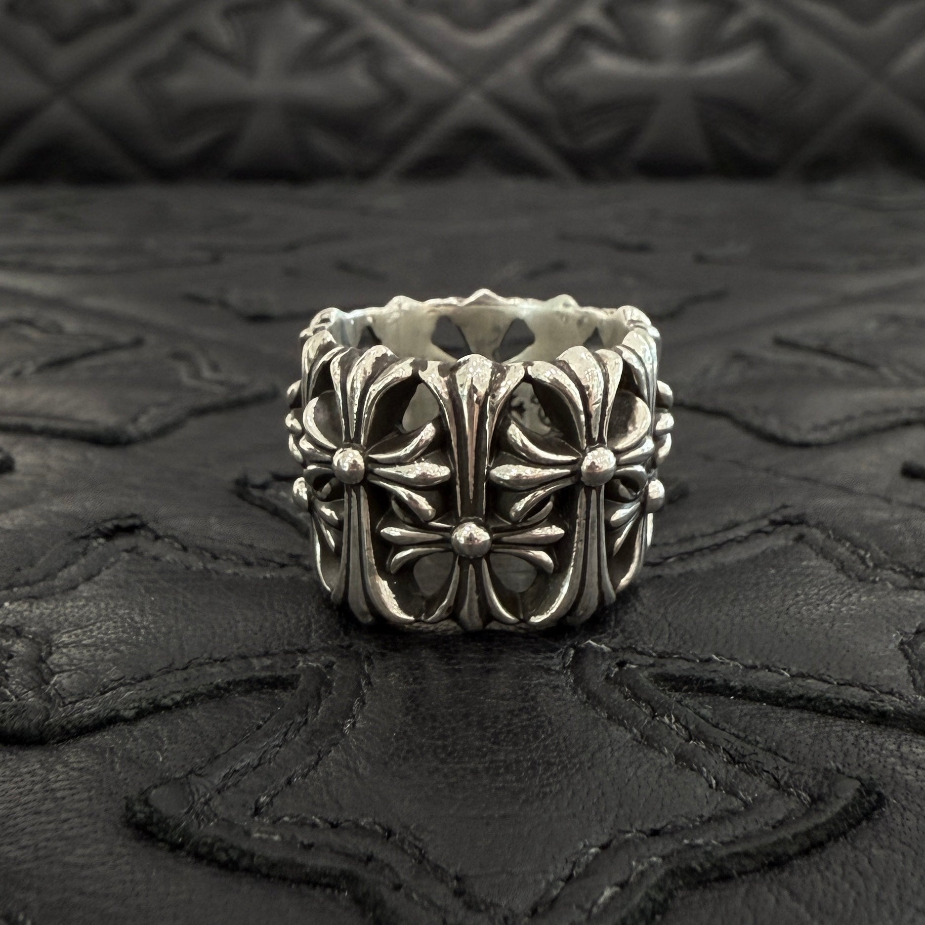 CHROME HEARTS Cemetery Cross Ring Size 15号 クロムハーツ セメタリークロスリング サイズ15号