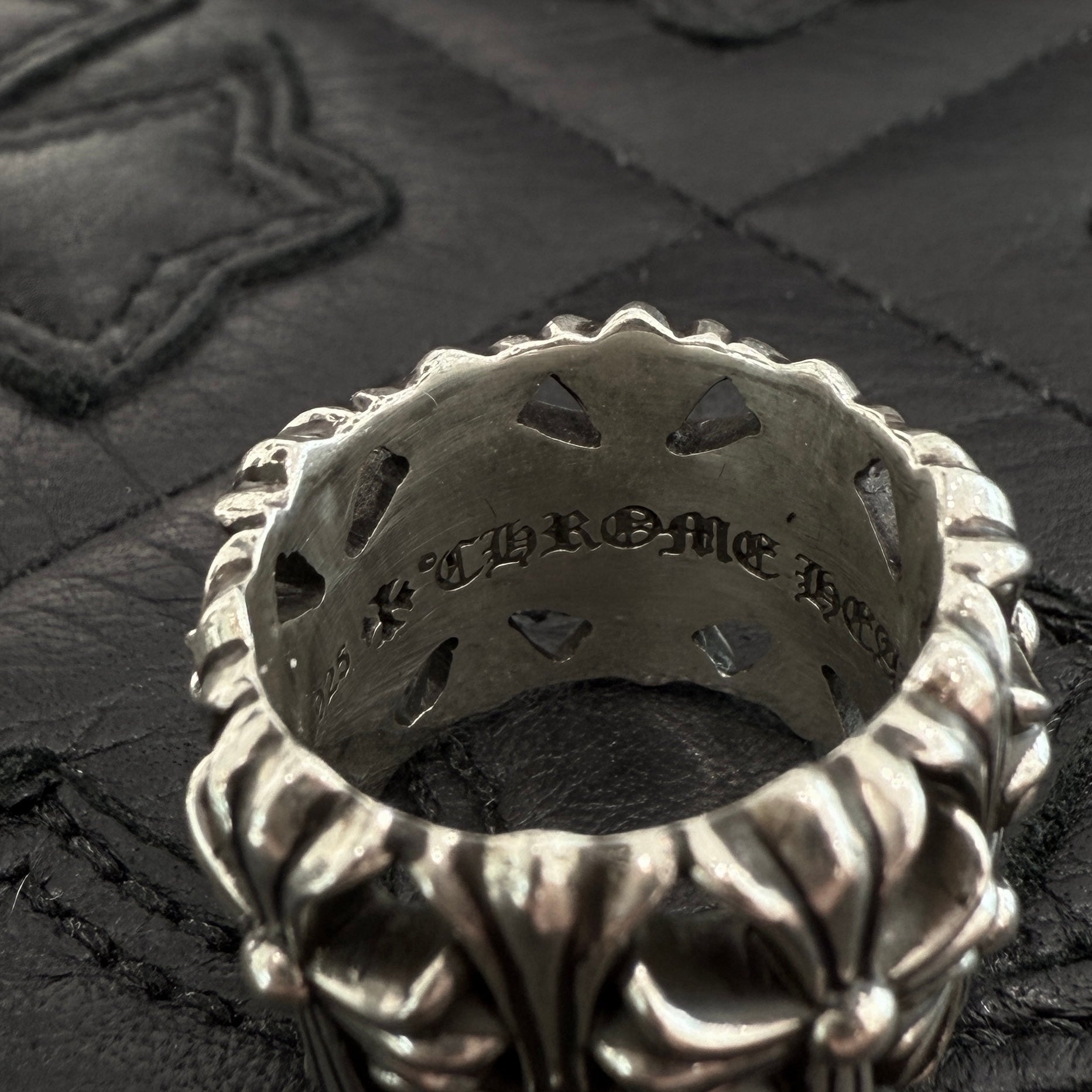 CHROME HEARTS Cemetery Cross Ring Size 15号 クロムハーツ セメタリークロスリング サイズ15号