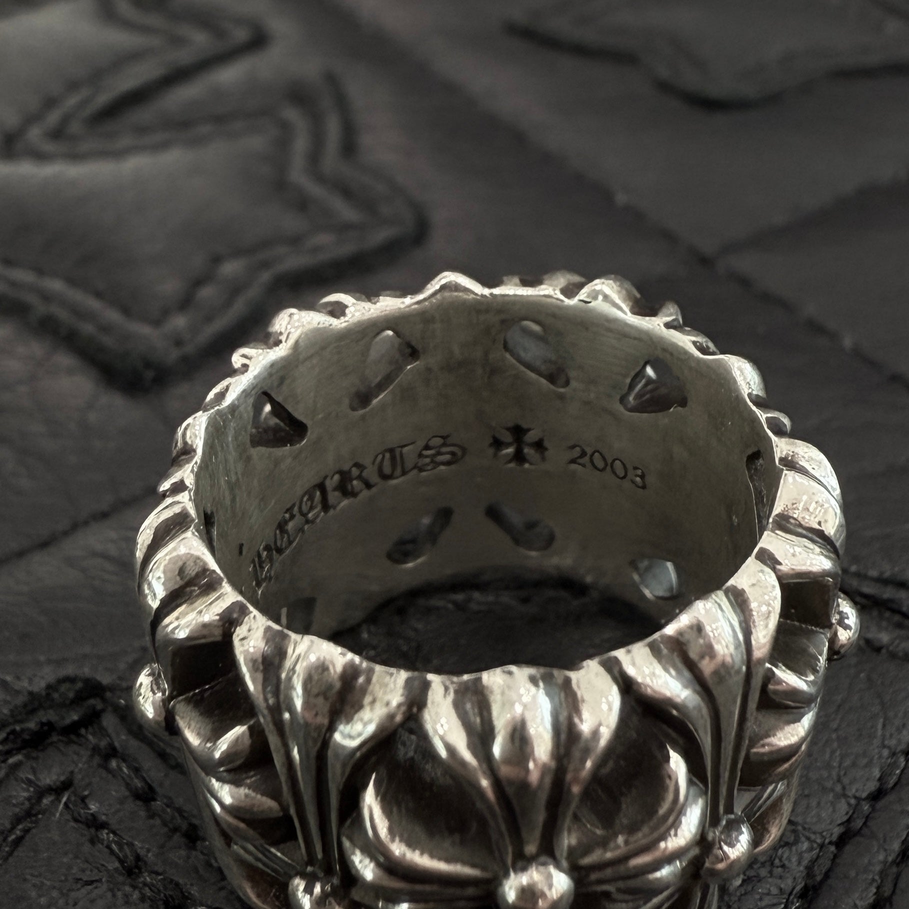 CHROME HEARTS Cemetery Cross Ring Size 15号 クロムハーツ セメタリークロスリング サイズ15号