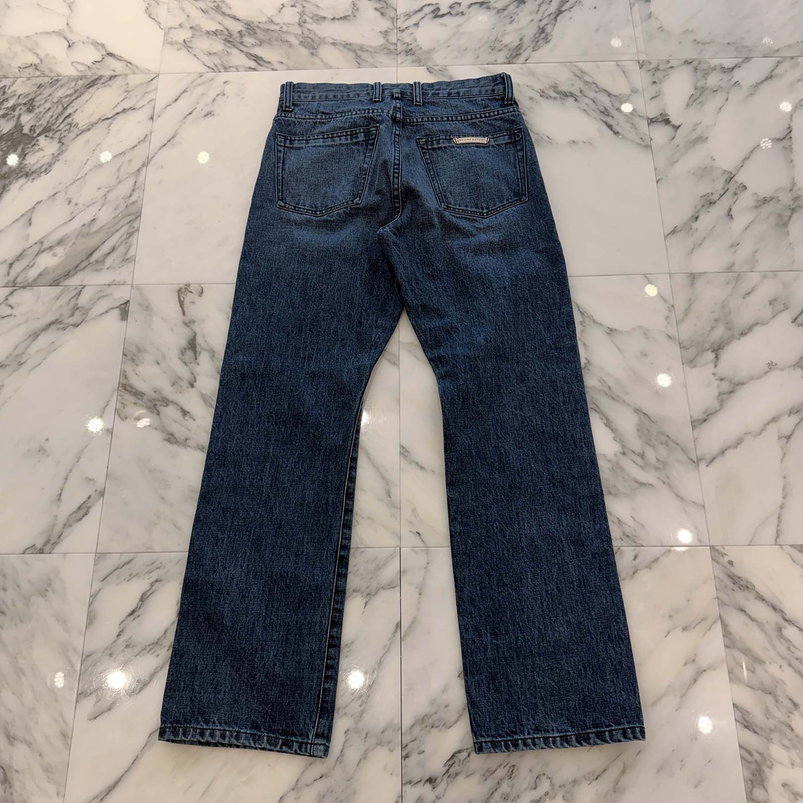 CHROME HEARTS Cross Ball Button Denim Pants Size 31 クロムハーツ クロスボールボタン デニムパンツ サイズ31