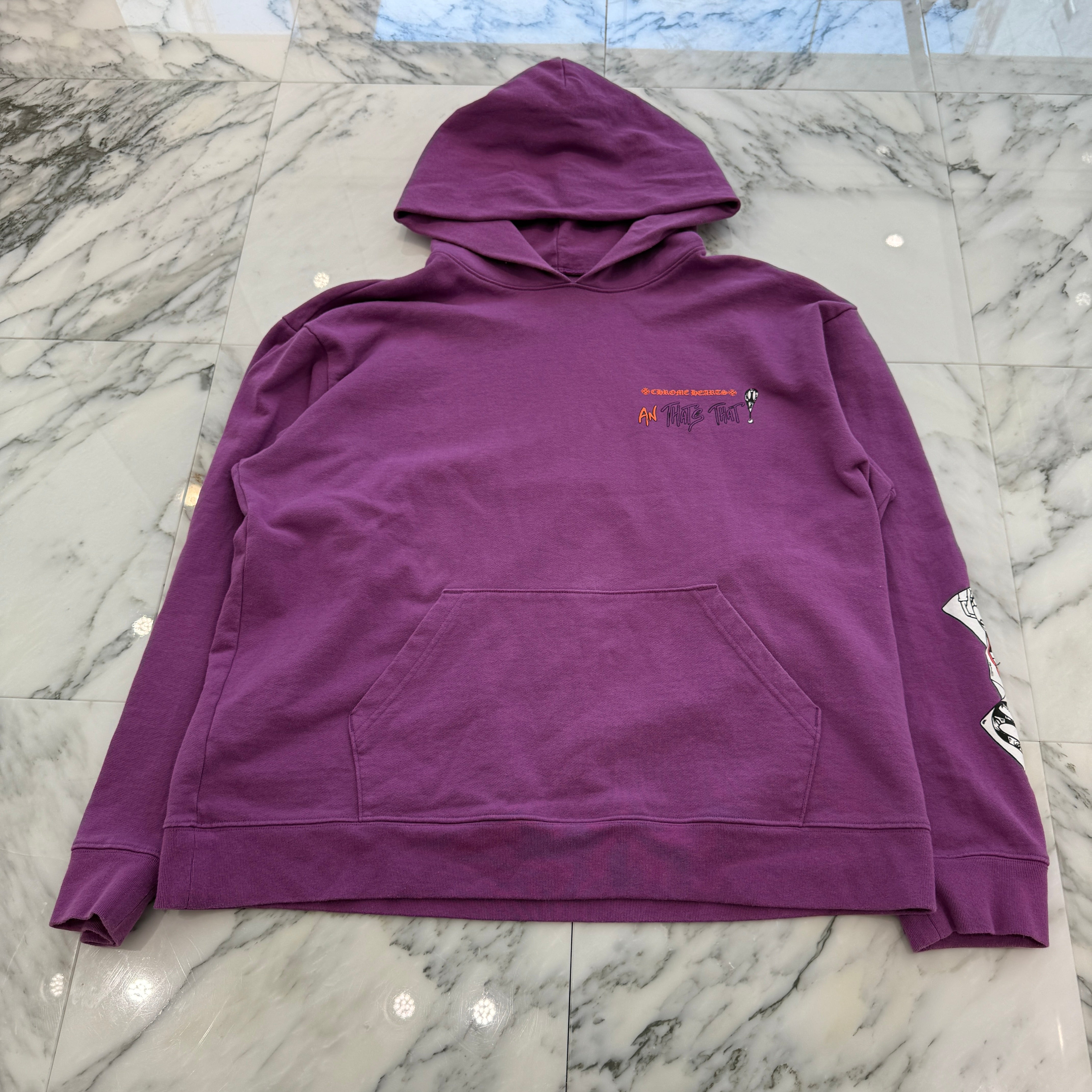 CHROME HEARTS × MATTY BOY 2024AW "I WANT MORE NOT LESS" Pullover Hoodie Size XXL クロムハーツ × マッティボーイ "アイウォントレス" プルオーバーフーディ サイズXXL