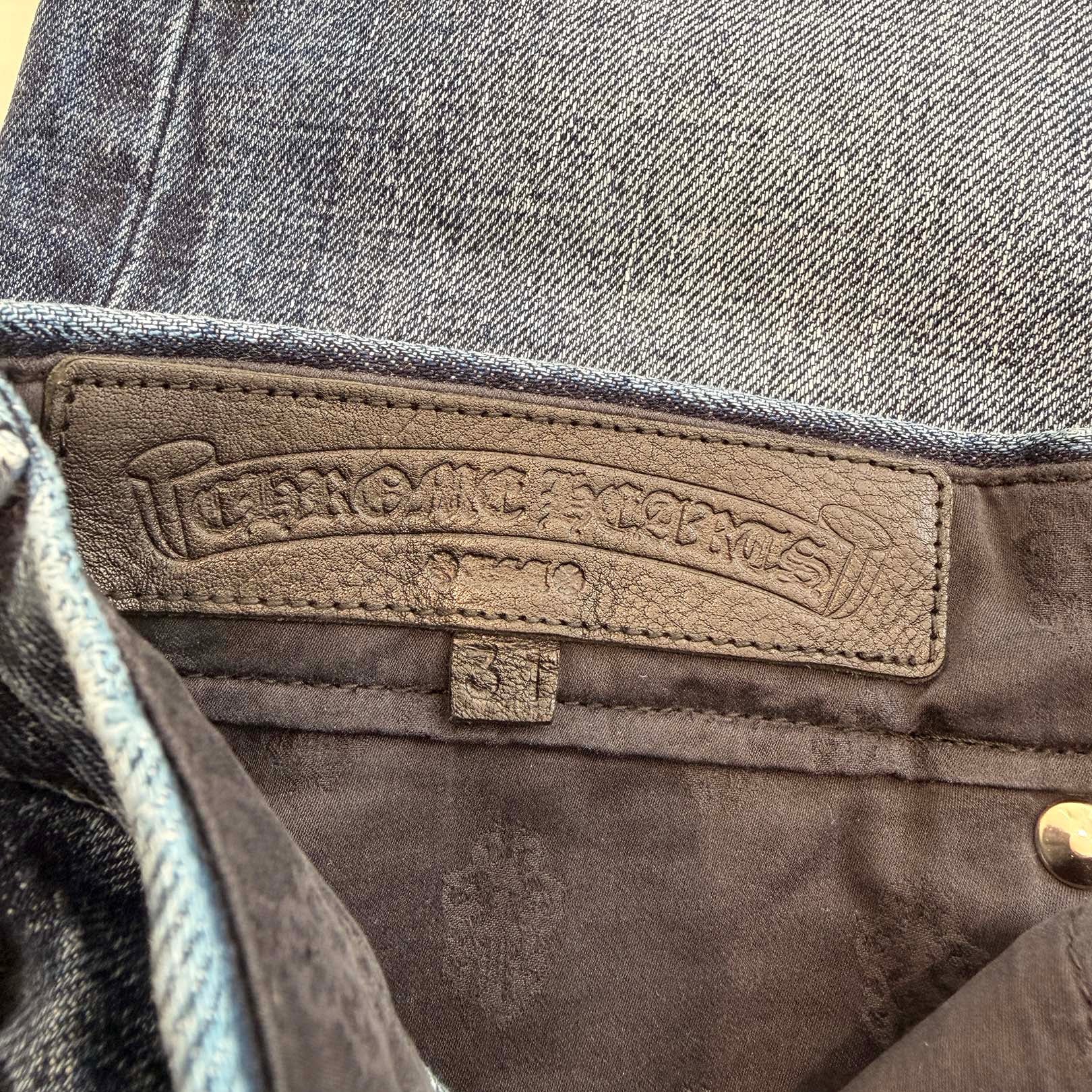 CHROME HEARTS Cross Ball Button Denim Pants Size 31 クロムハーツ クロスボールボタン デニムパンツ サイズ31